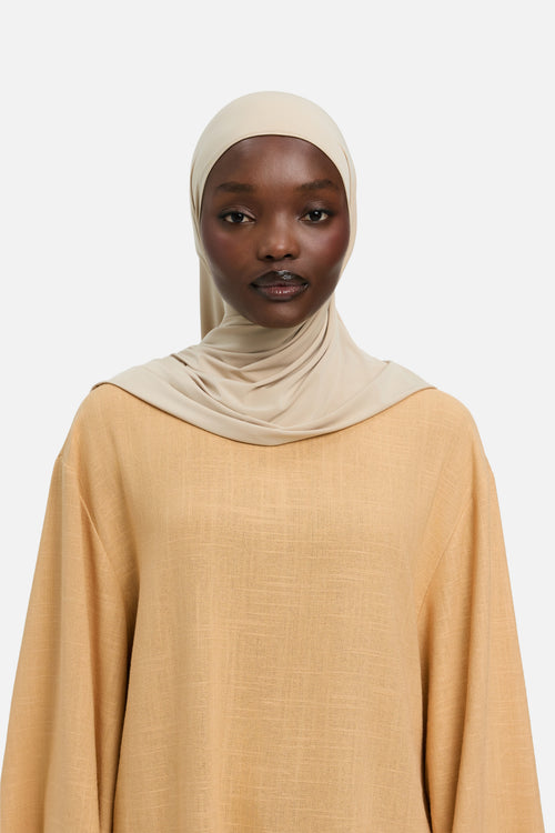 Liquid Jersey Scarf | White Pepper