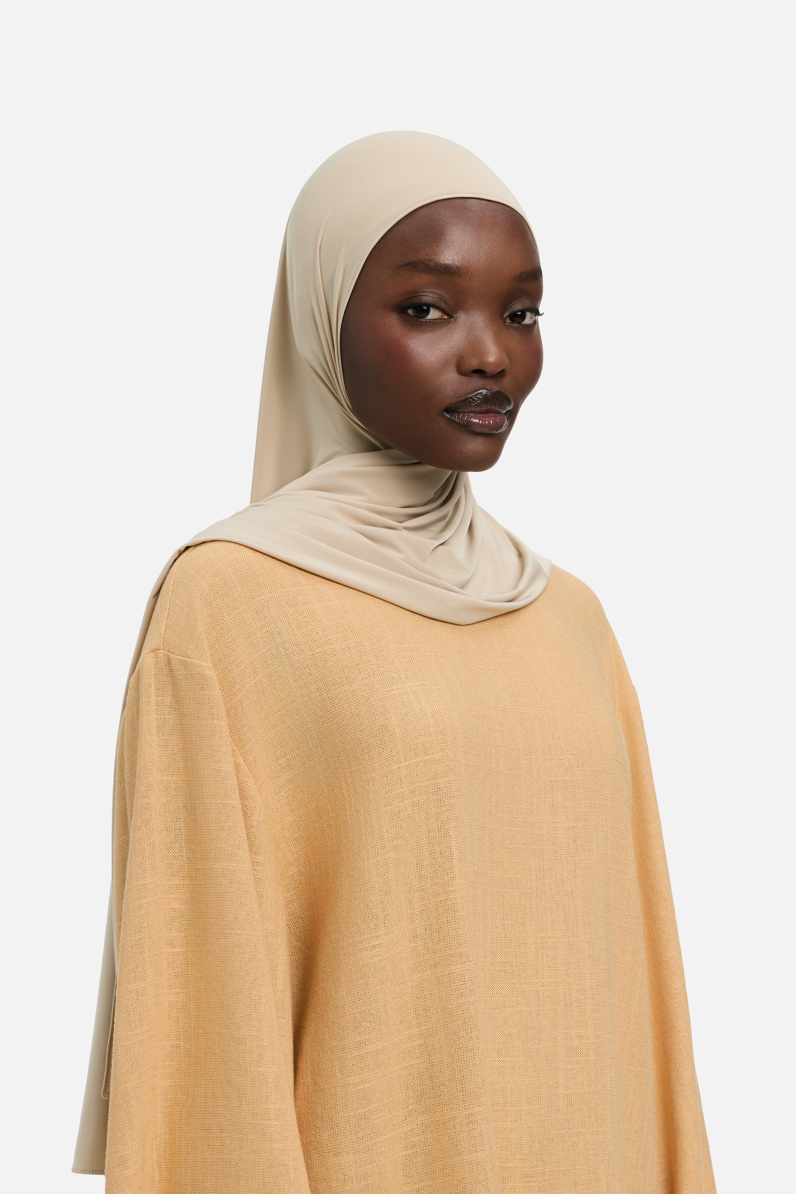 Liquid Jersey Scarf | White Pepper