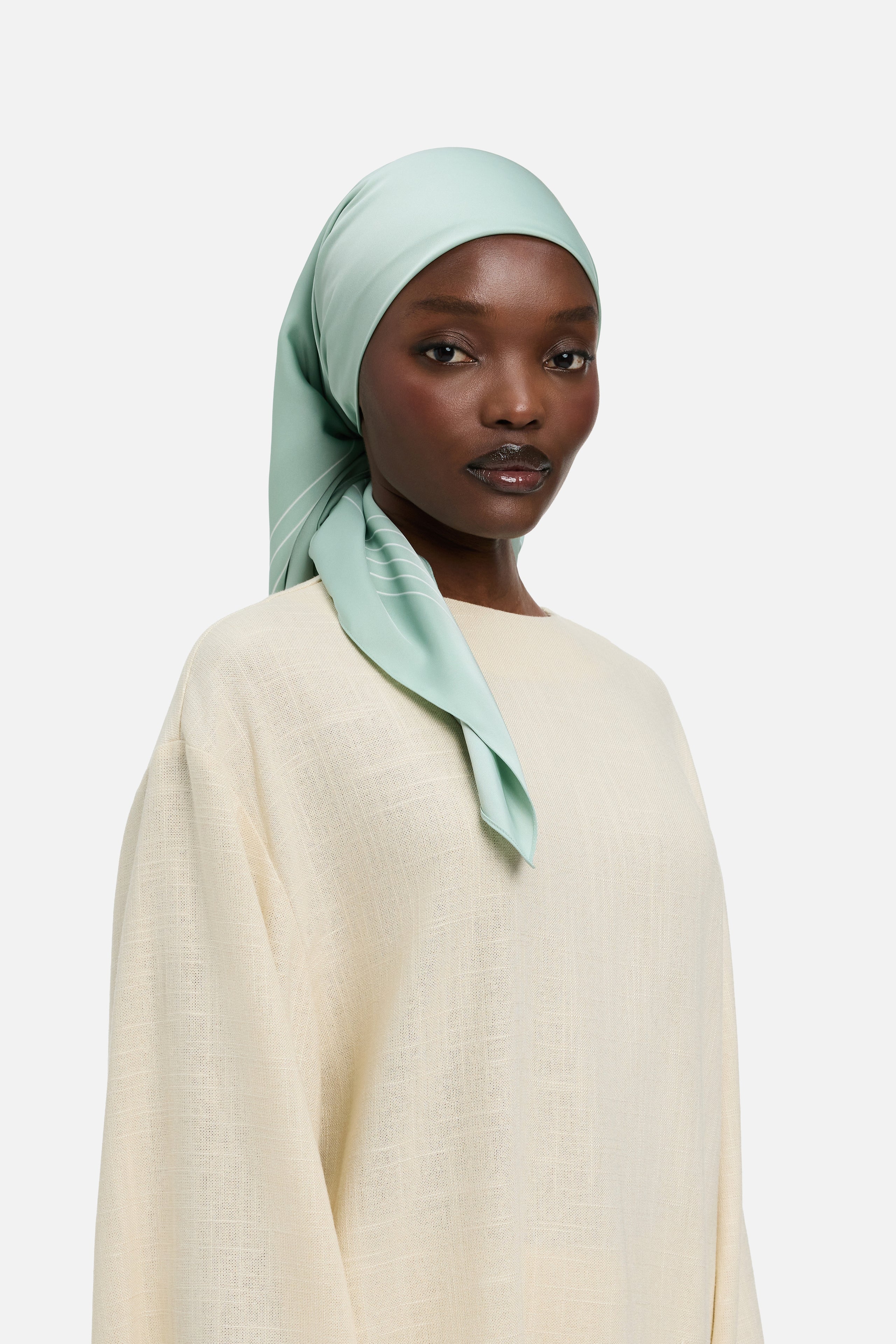 M Bandana | Aqua Gray