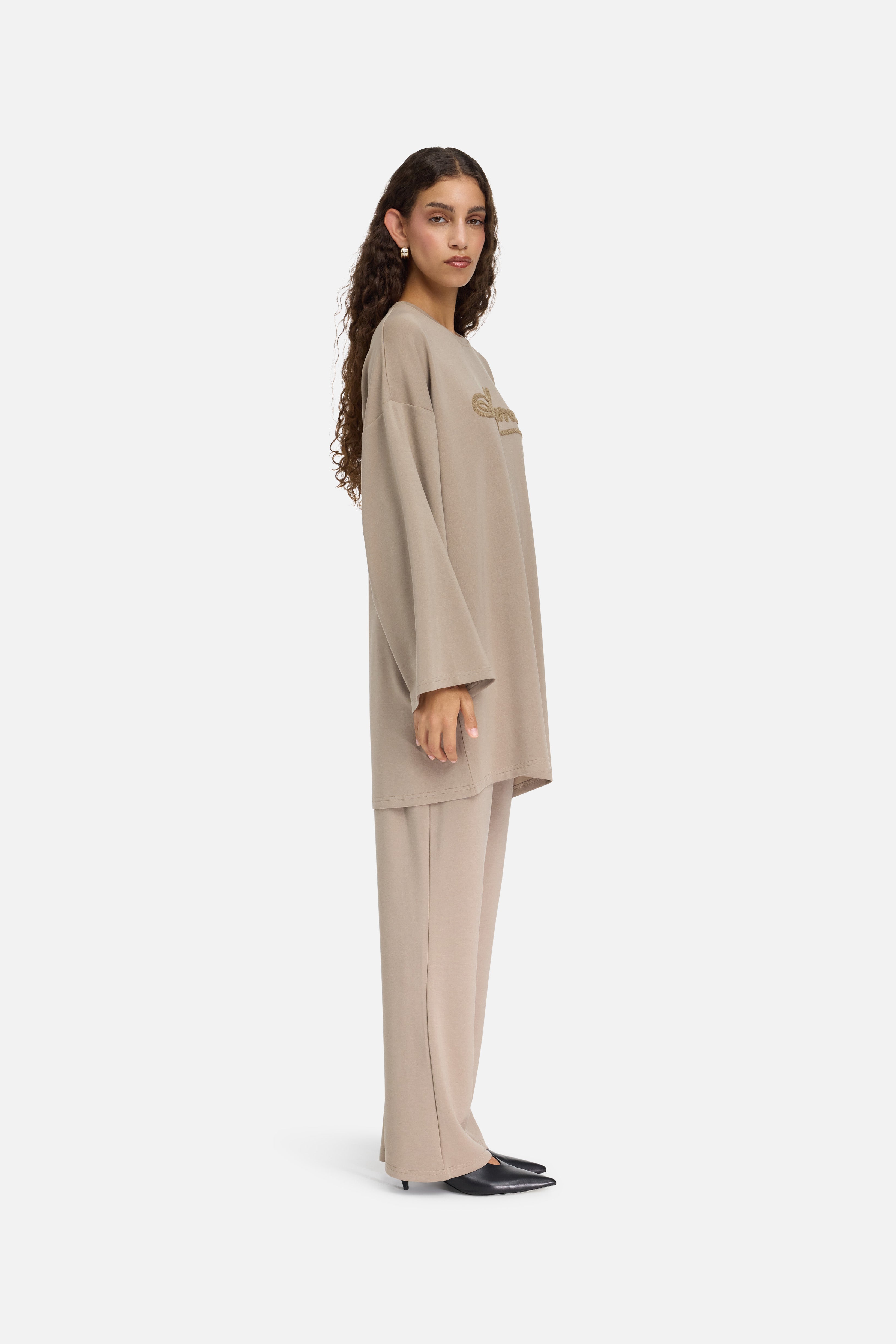 Modal Jersey Top | Khaki