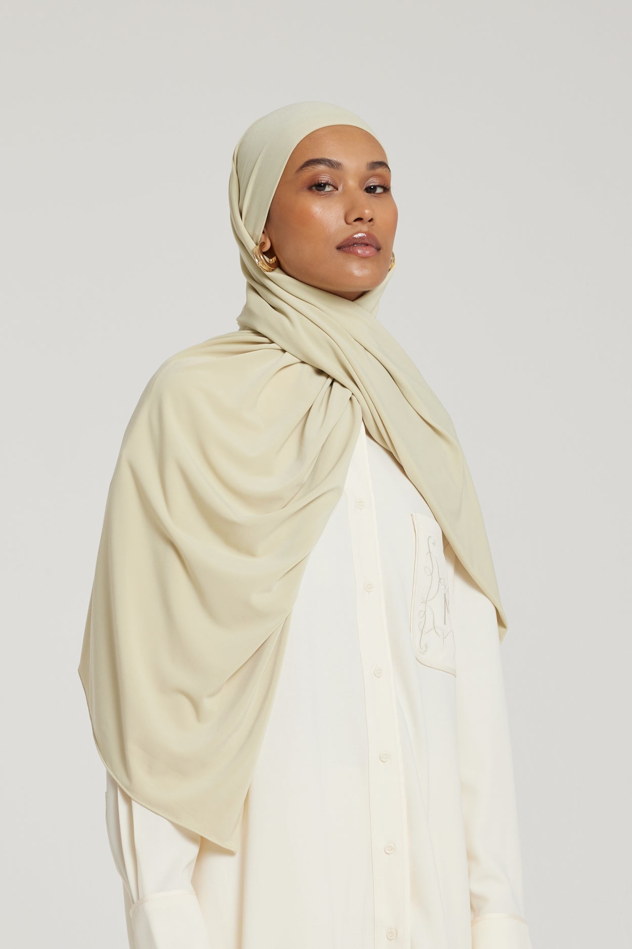 Premium Jersey Scarf | Moss
