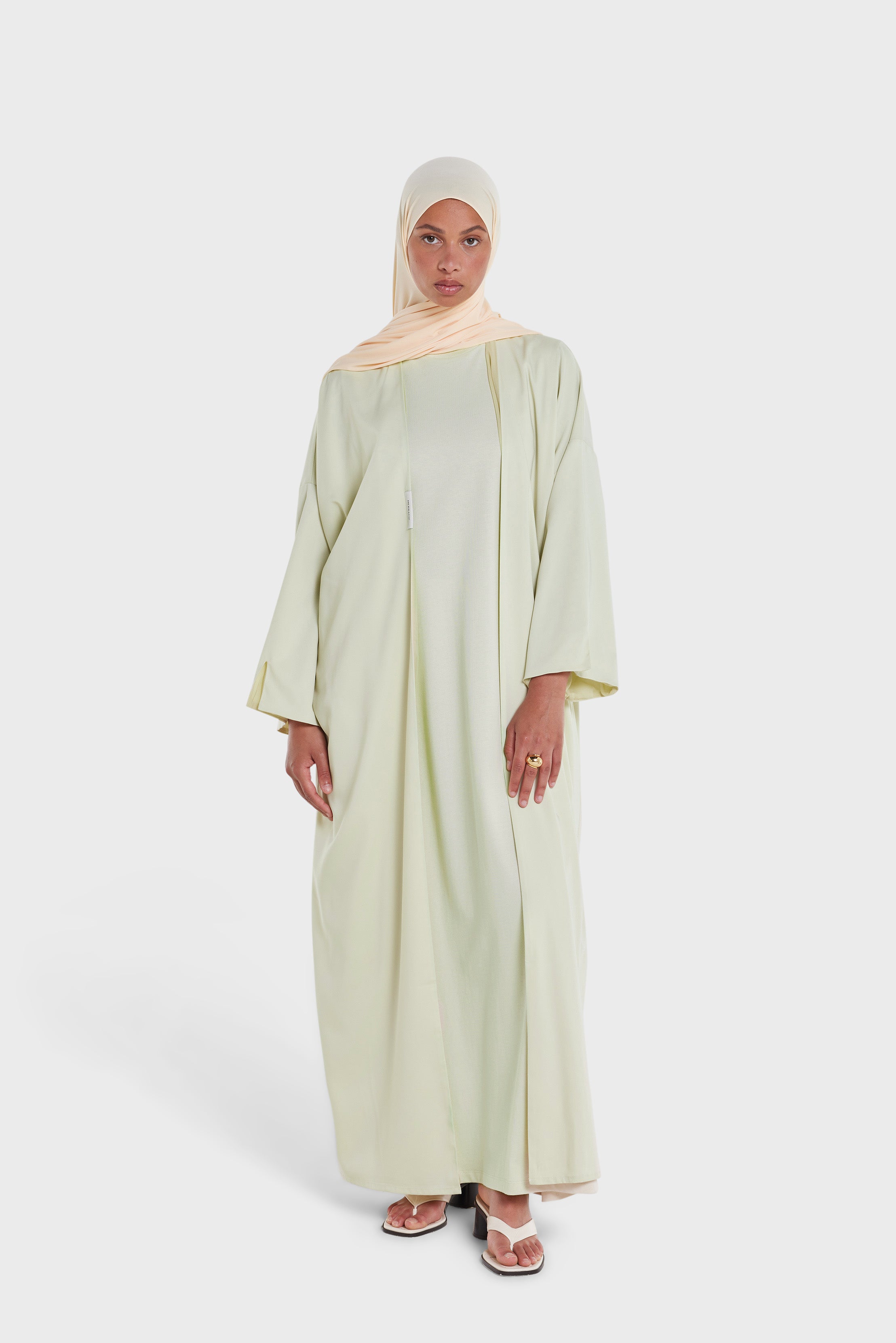 Summer Abaya | Light Moss