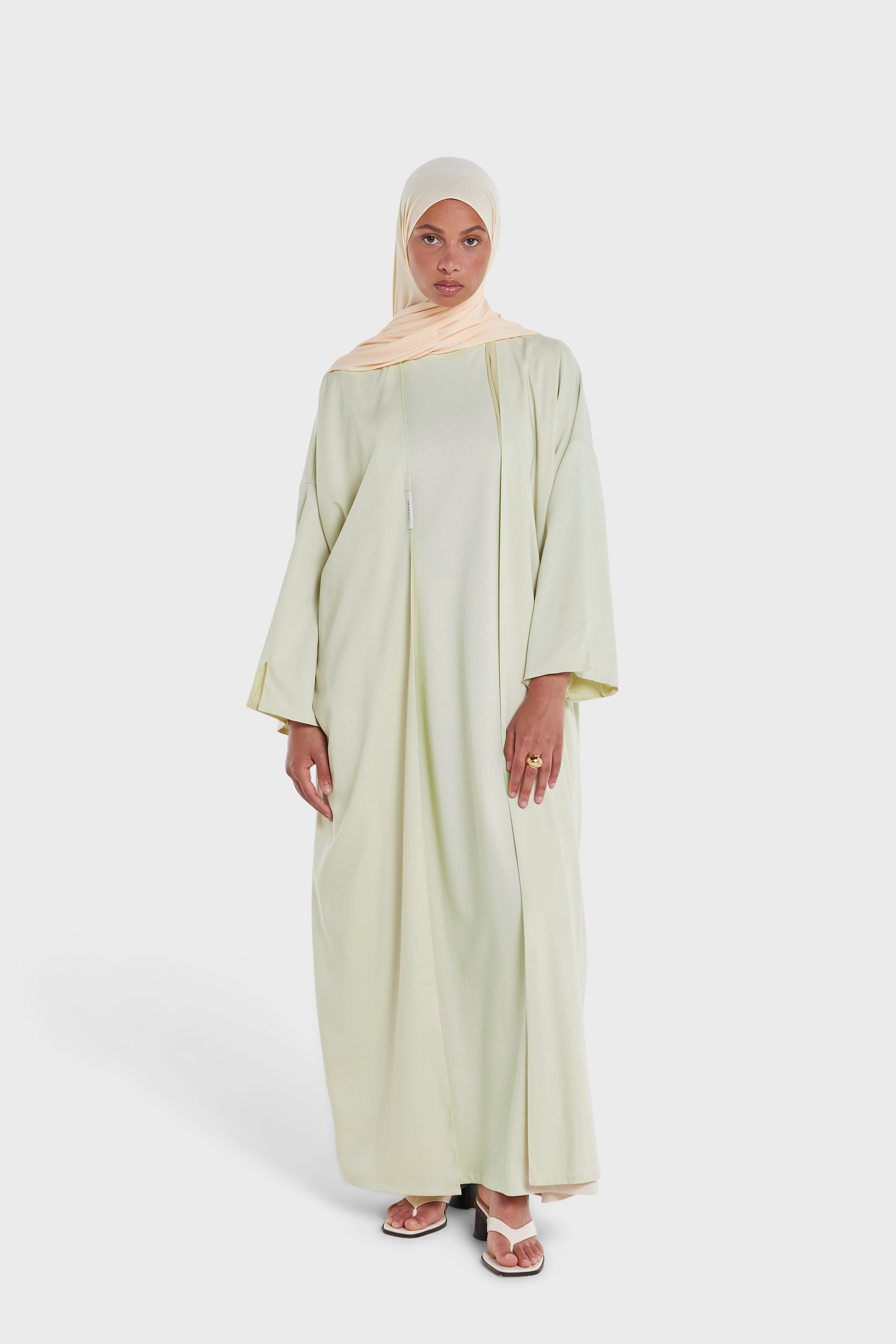 Summer Abaya | Light Moss