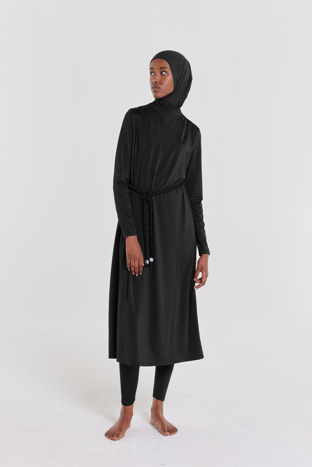 Essential Swim Dress and Suit | Black