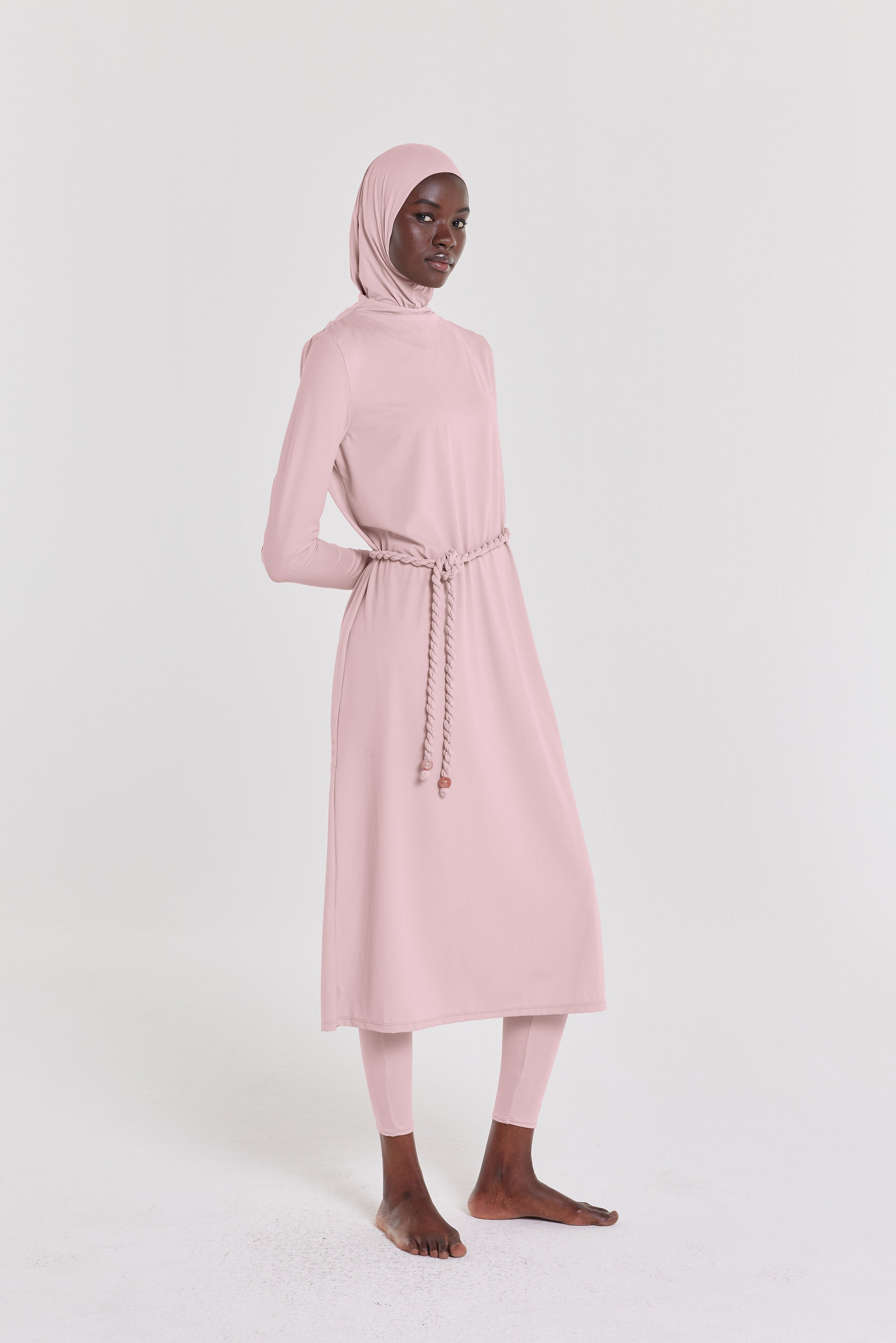 Essential Swim Dress and Suit | Dark Rose
