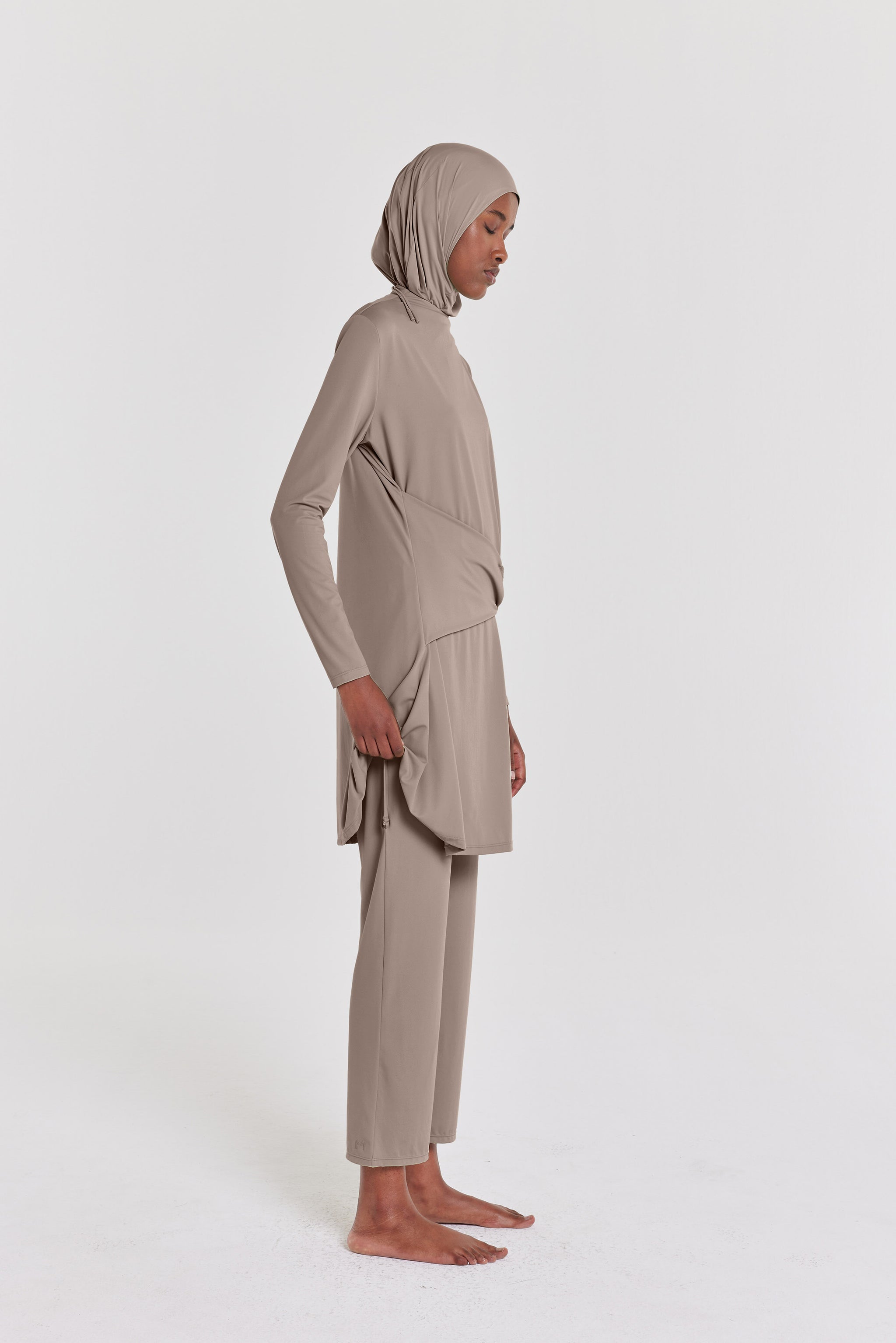 Swim Straight Legging | Soft Khaki
