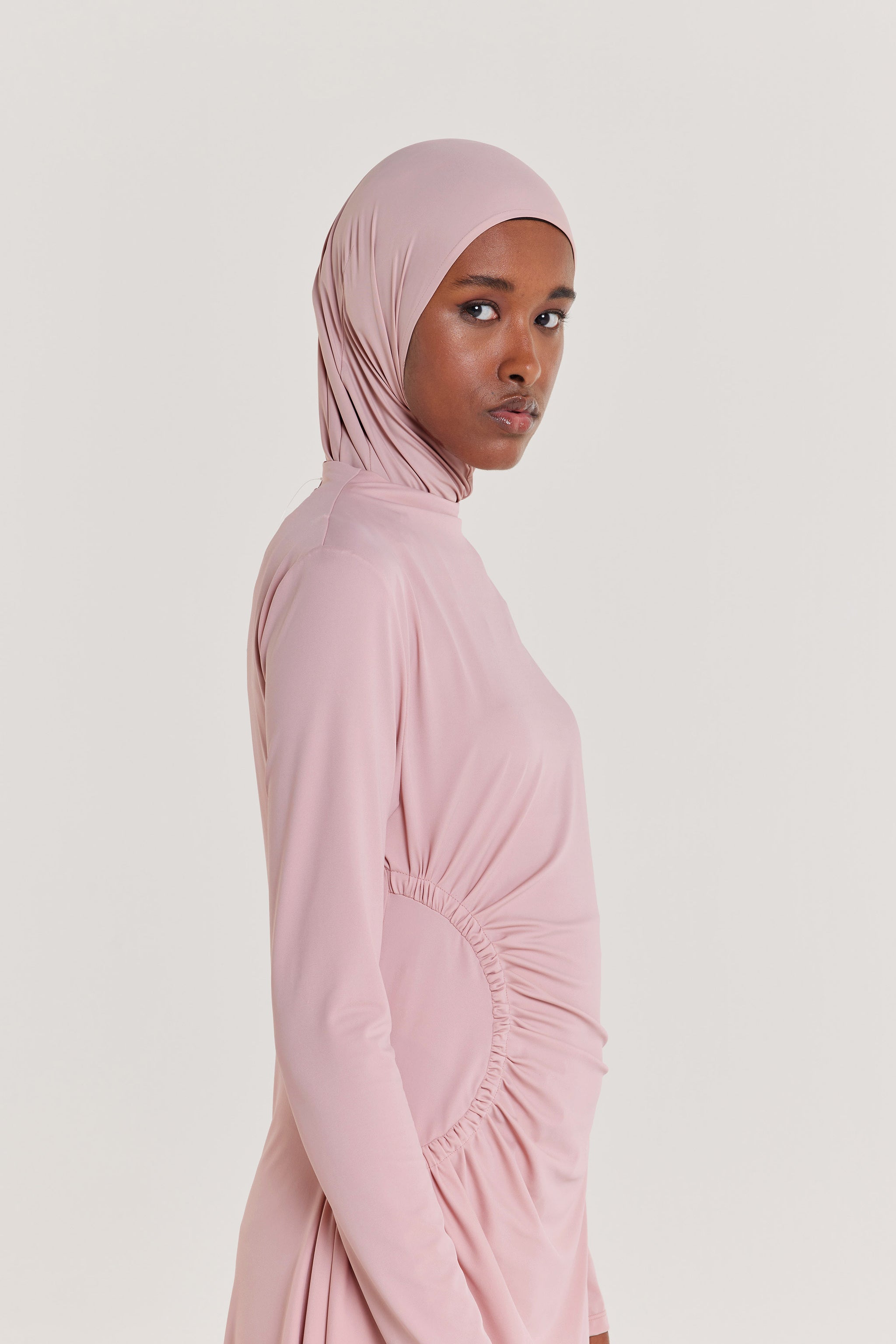 Swim Hijab | Dark Rose