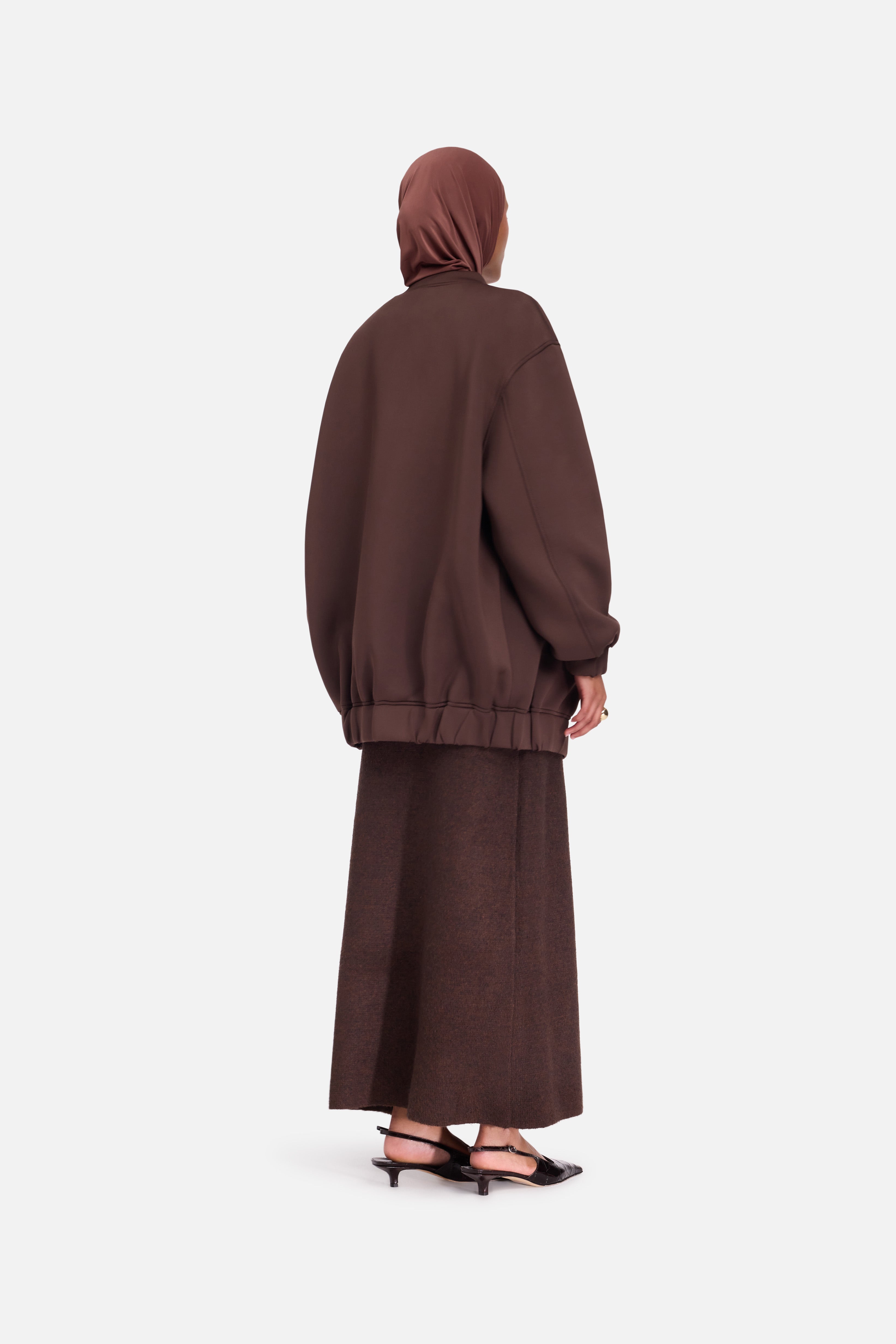Neoprene Bomber | Dark Brown