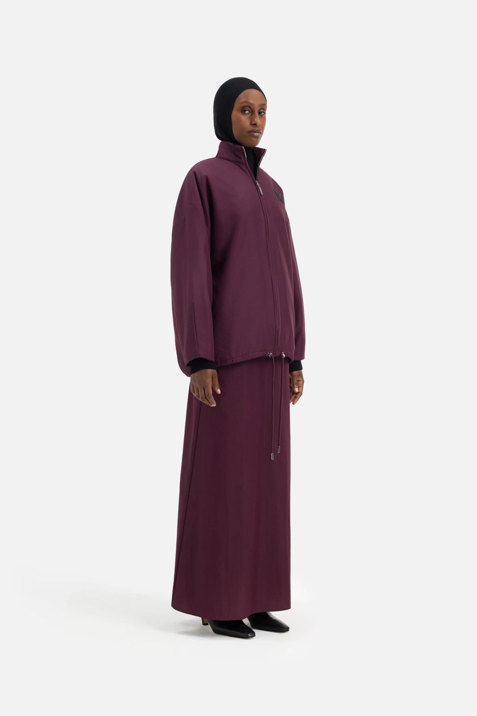 Padded Jacket | Blackcurrant