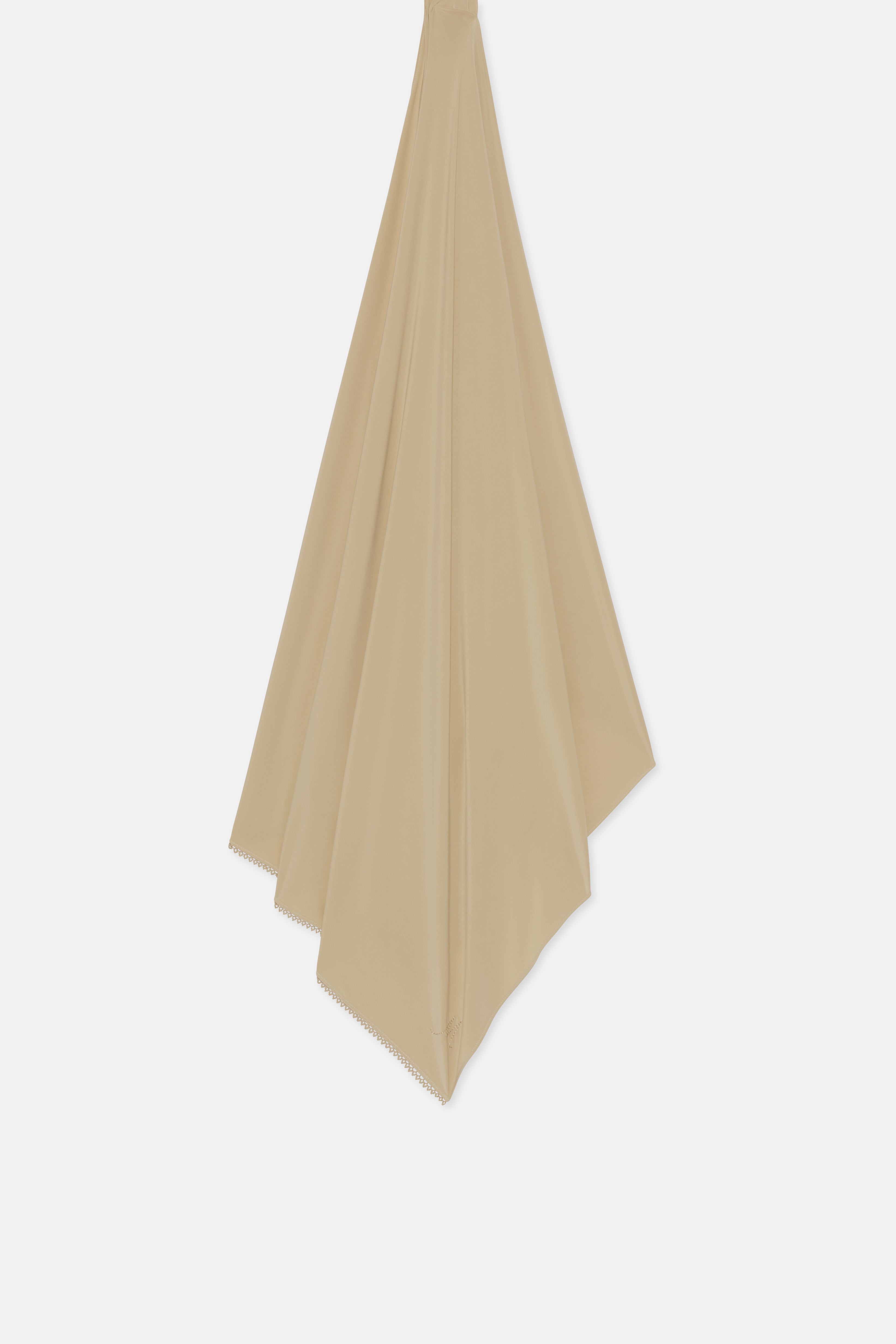 The Picot Edge Liquid Scarf | Oat