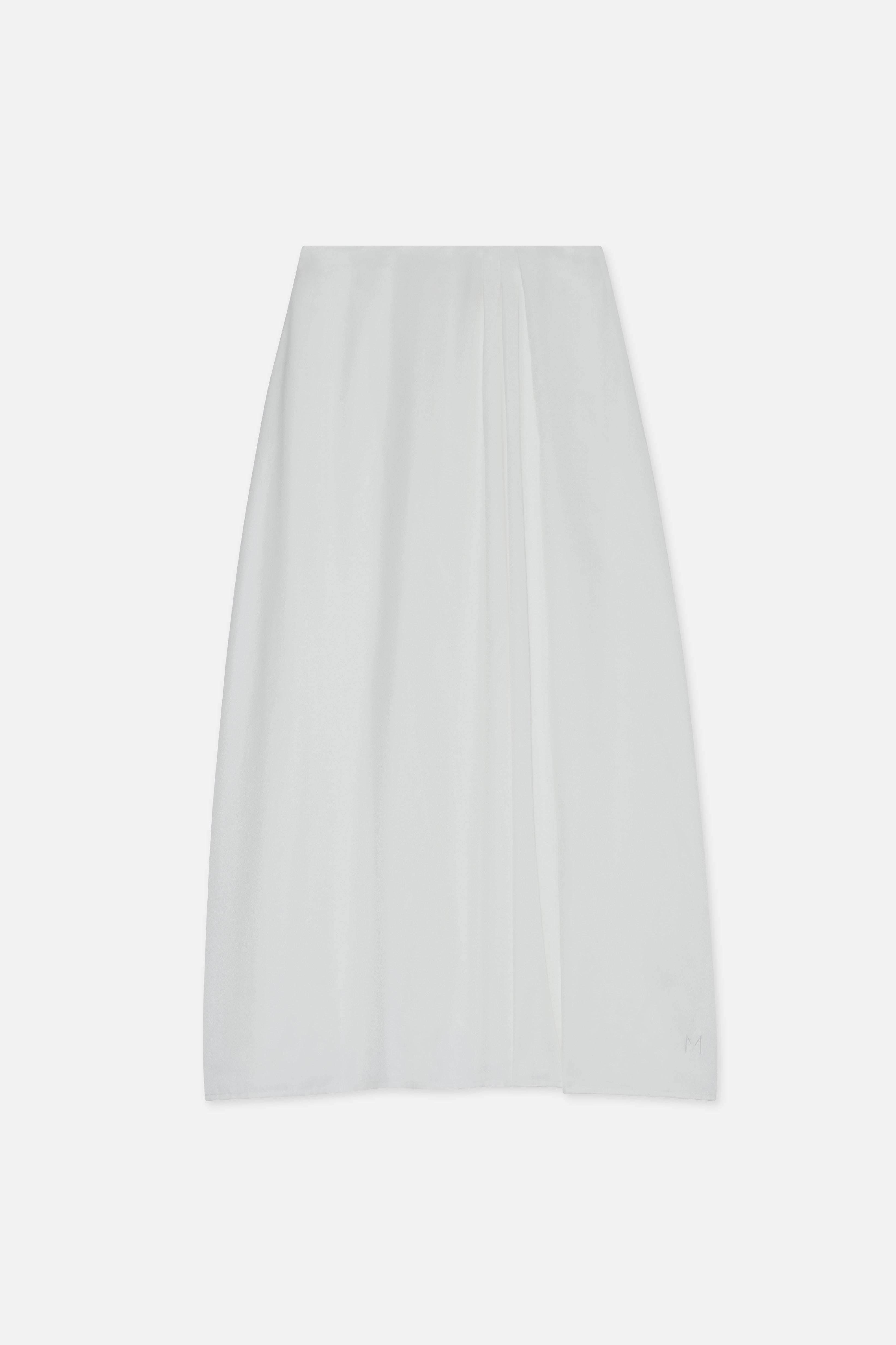 Pleated Skirt | White