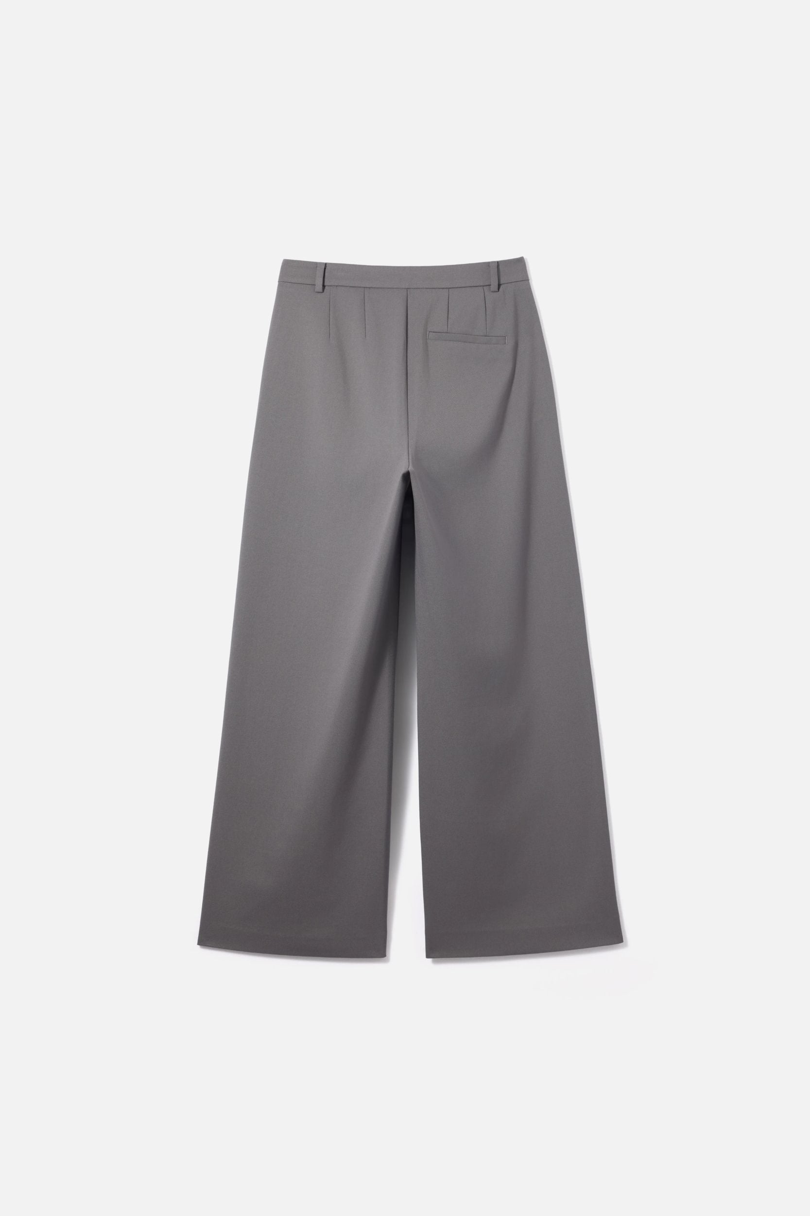 Pleated Trousers | Carbon Grey