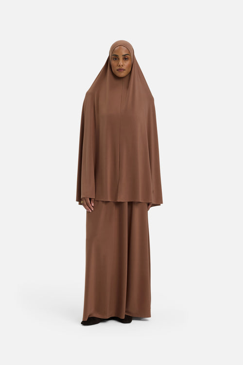 Premium Jersey Prayer Skirt | Terracotta