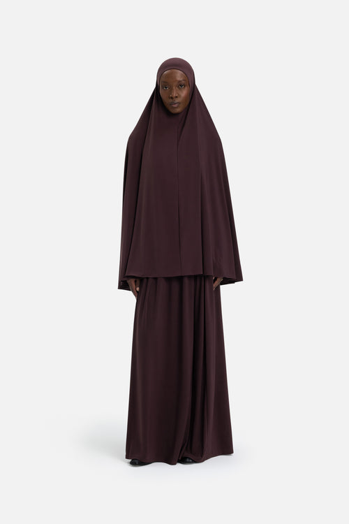 Premium Jersey Khimaar | Vintage Purple