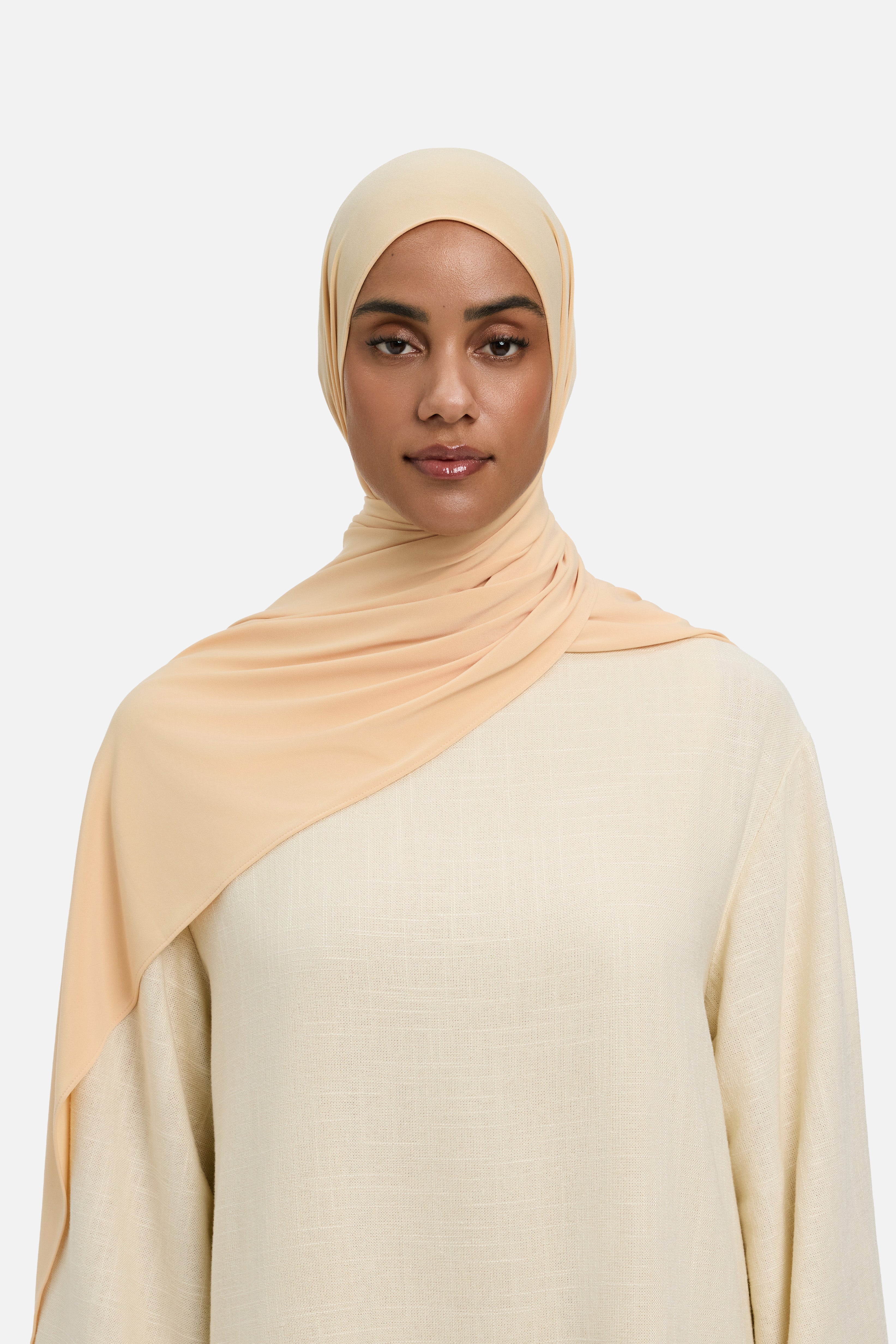 Premium Jersey Scarf | Beige Rose