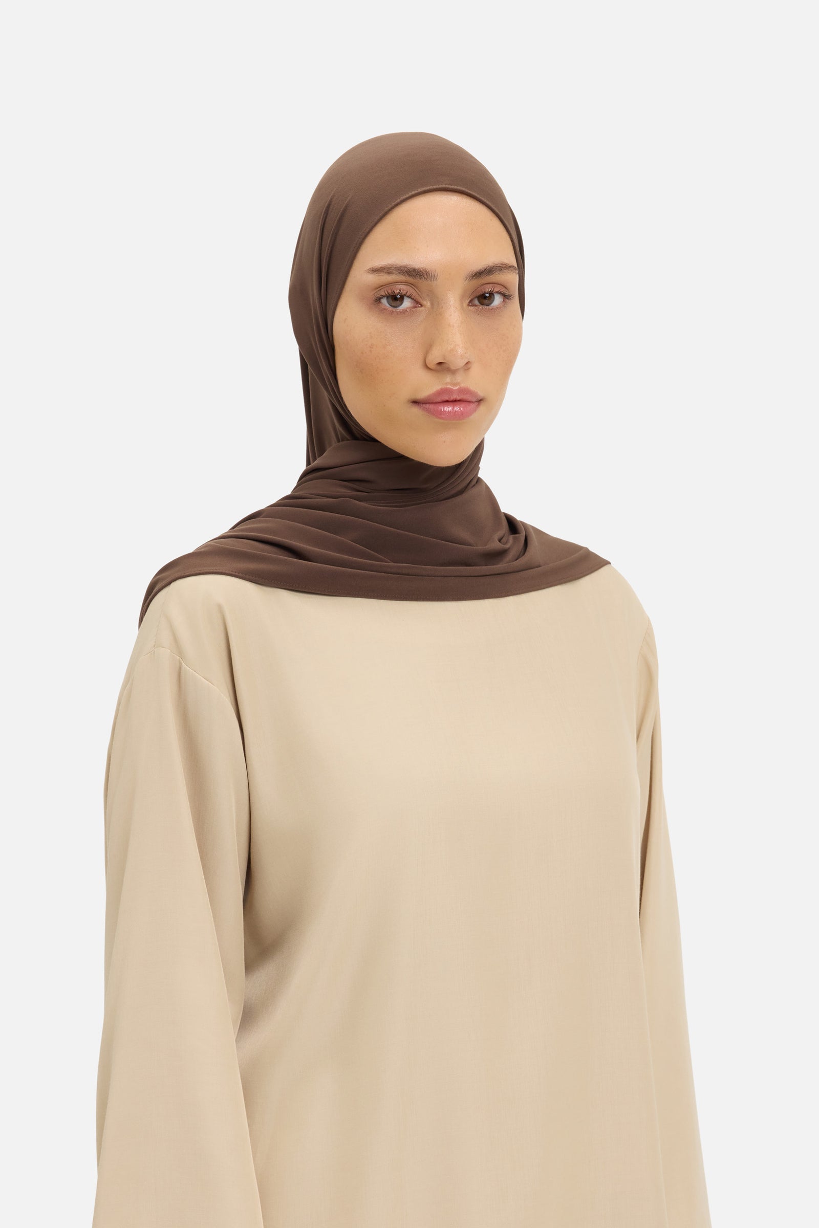 Premium Jersey Scarf | Burnt Mocha