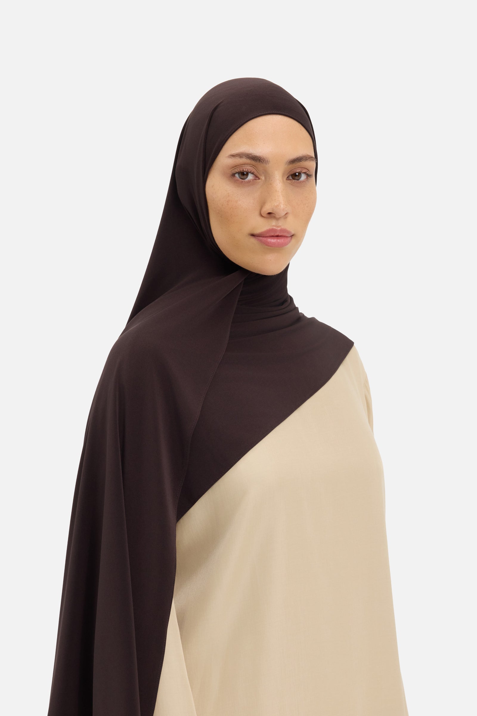 Premium Jersey Scarf | Dark Fudge
