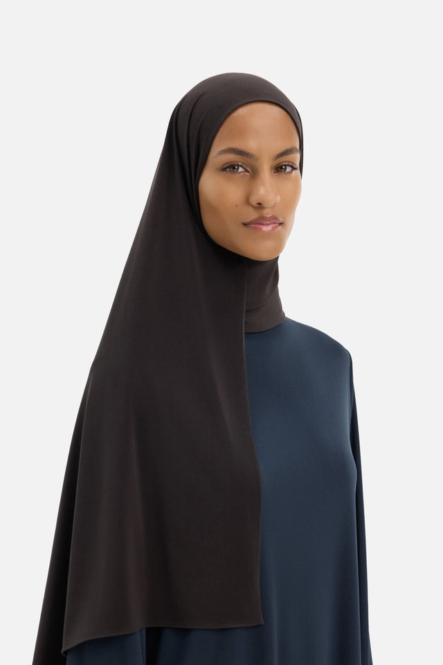 Premium Jersey Scarf | Dark Truffle