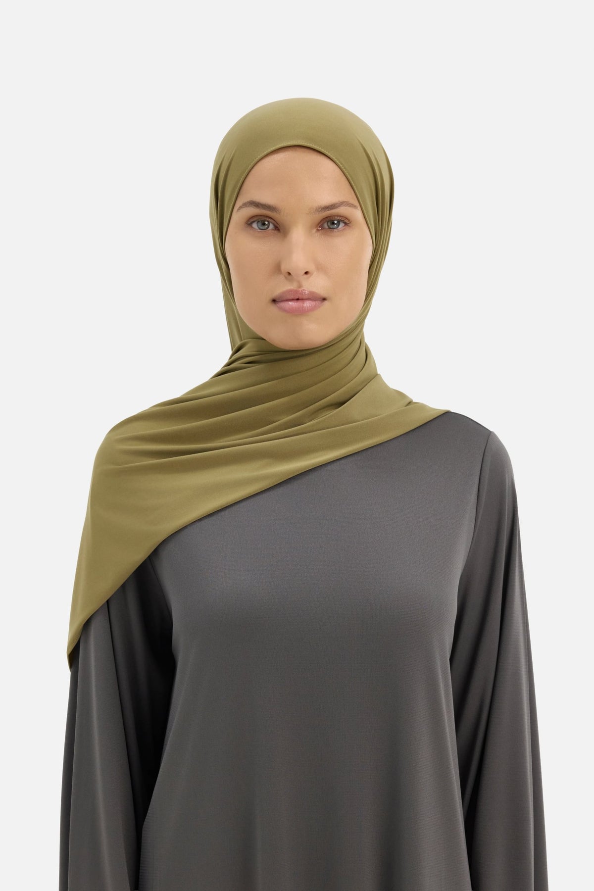 Premium Jersey Scarf | Khaki Green