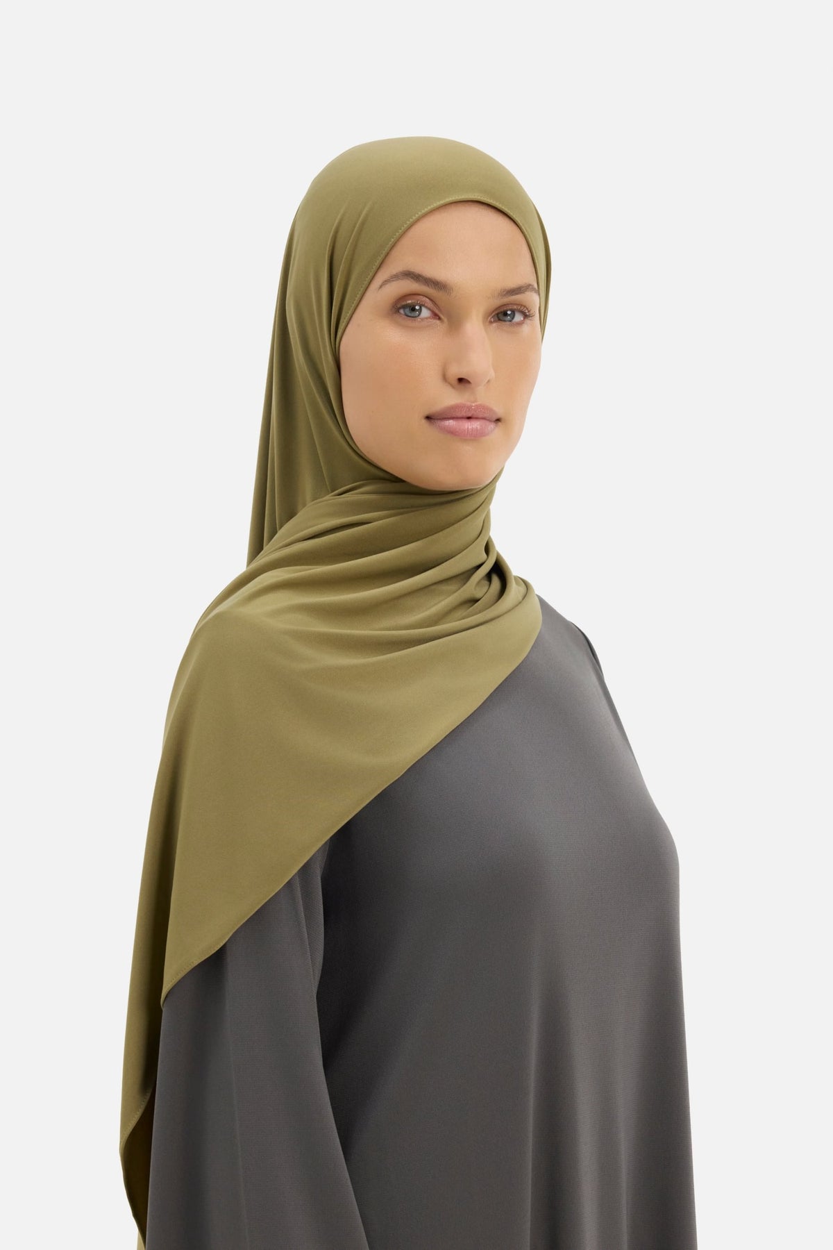 Premium Jersey Scarf | Khaki Green