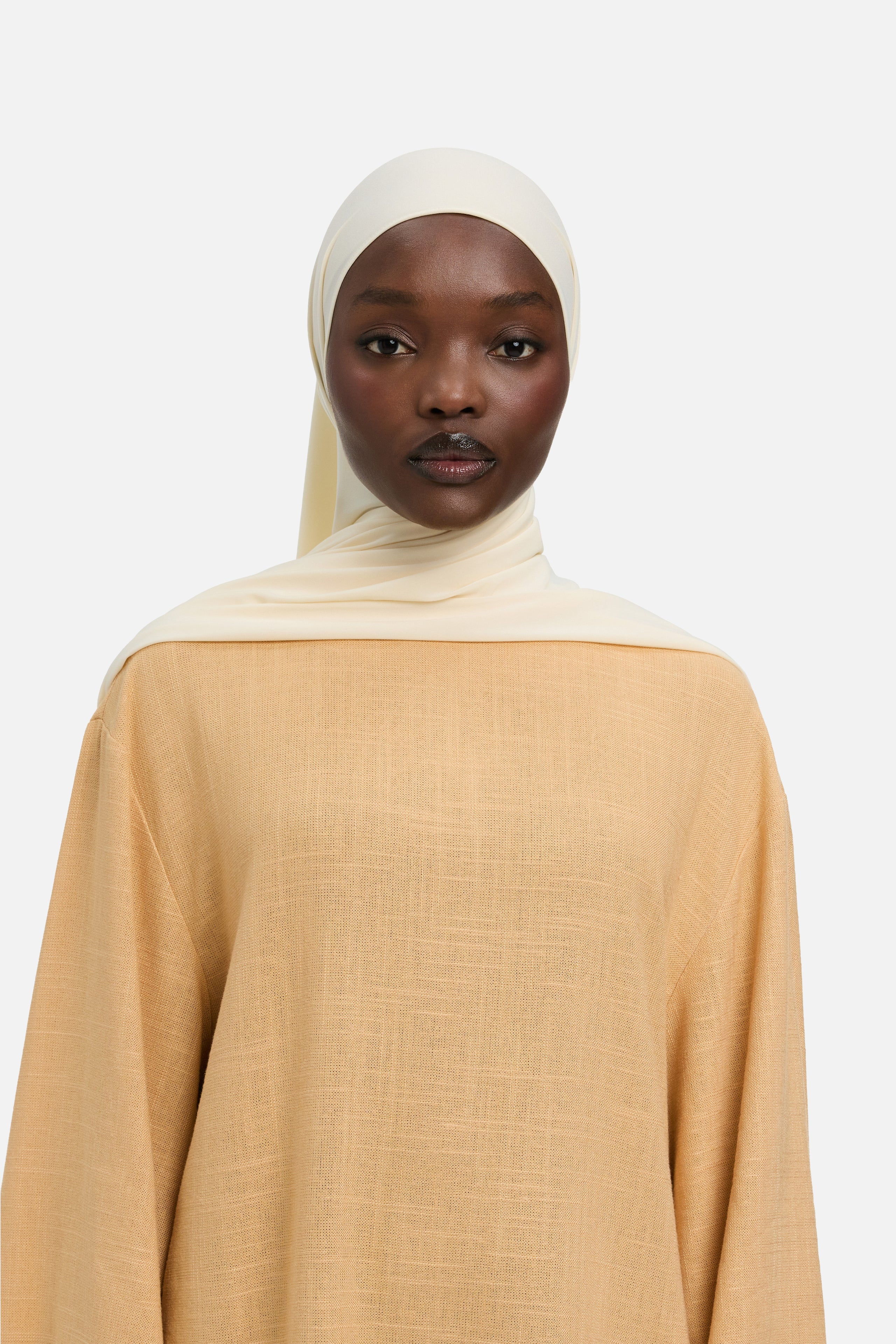 Premium Jersey Scarf | Light Cashew