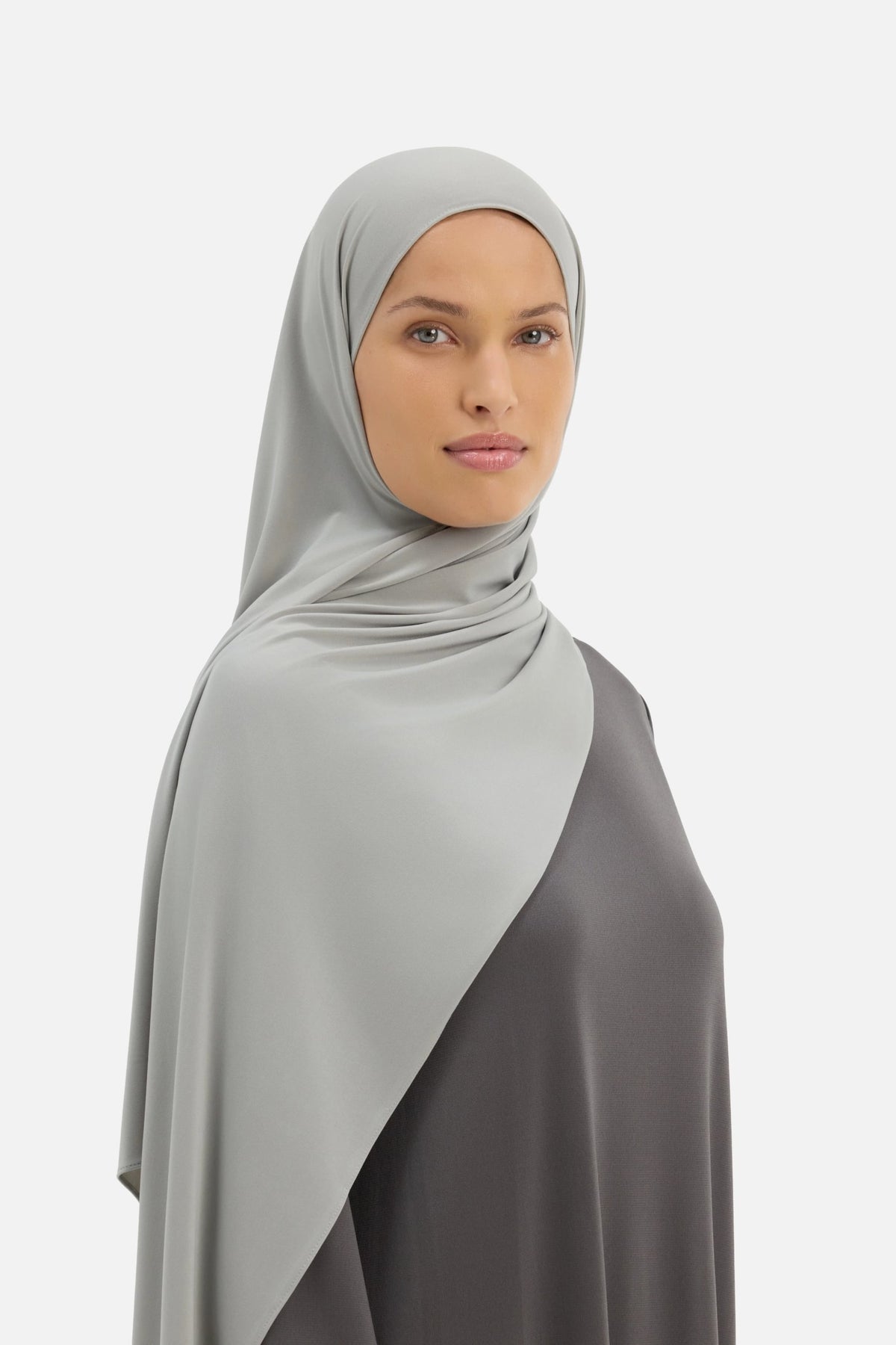 Premium Jersey Scarf | Pale Grey