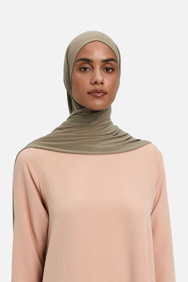 Premium Jersey Scarf | Taupe