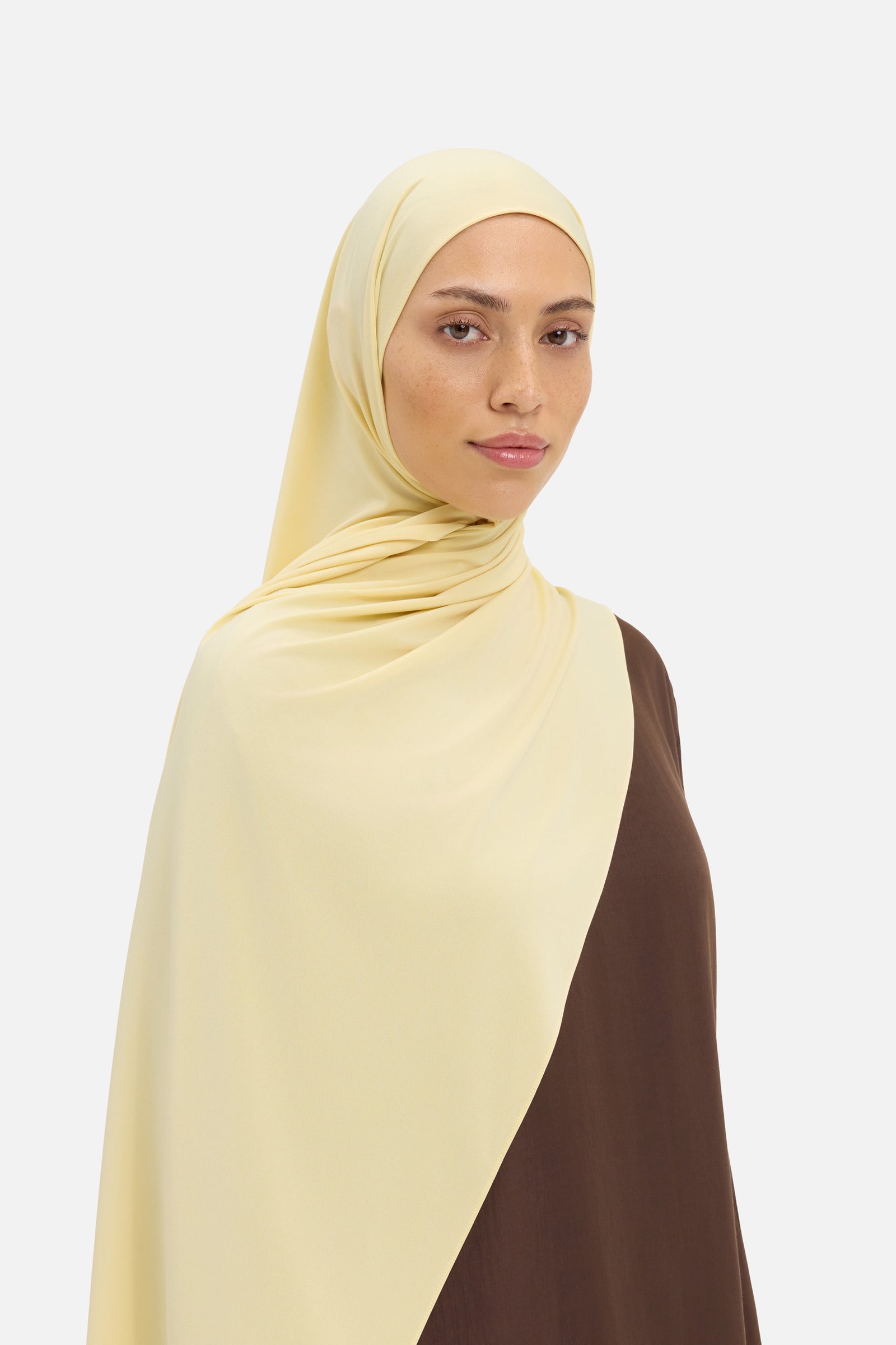 Premium Jersey Scarf | White Honey