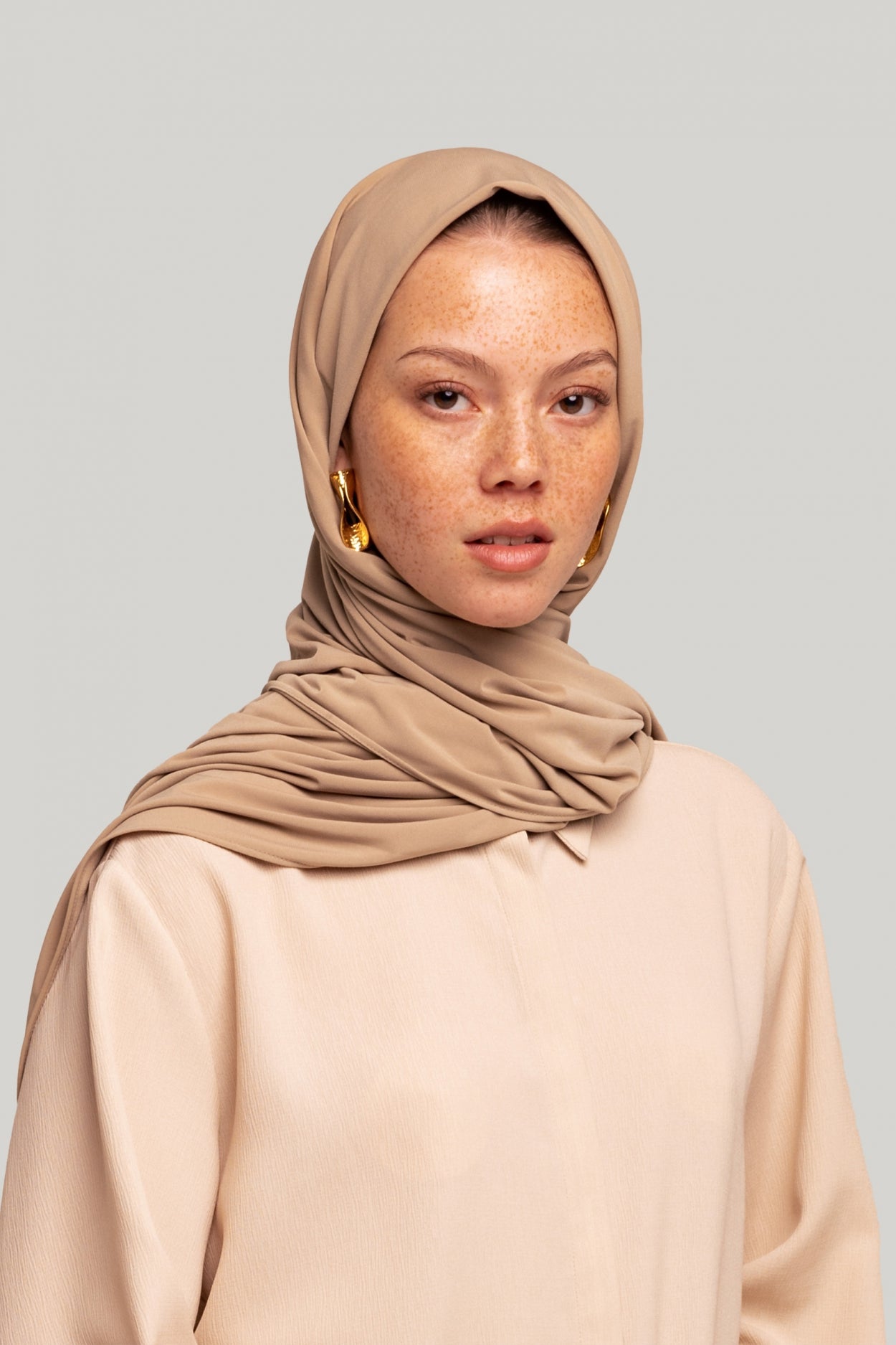 Premium Jersey Scarf | Khaki