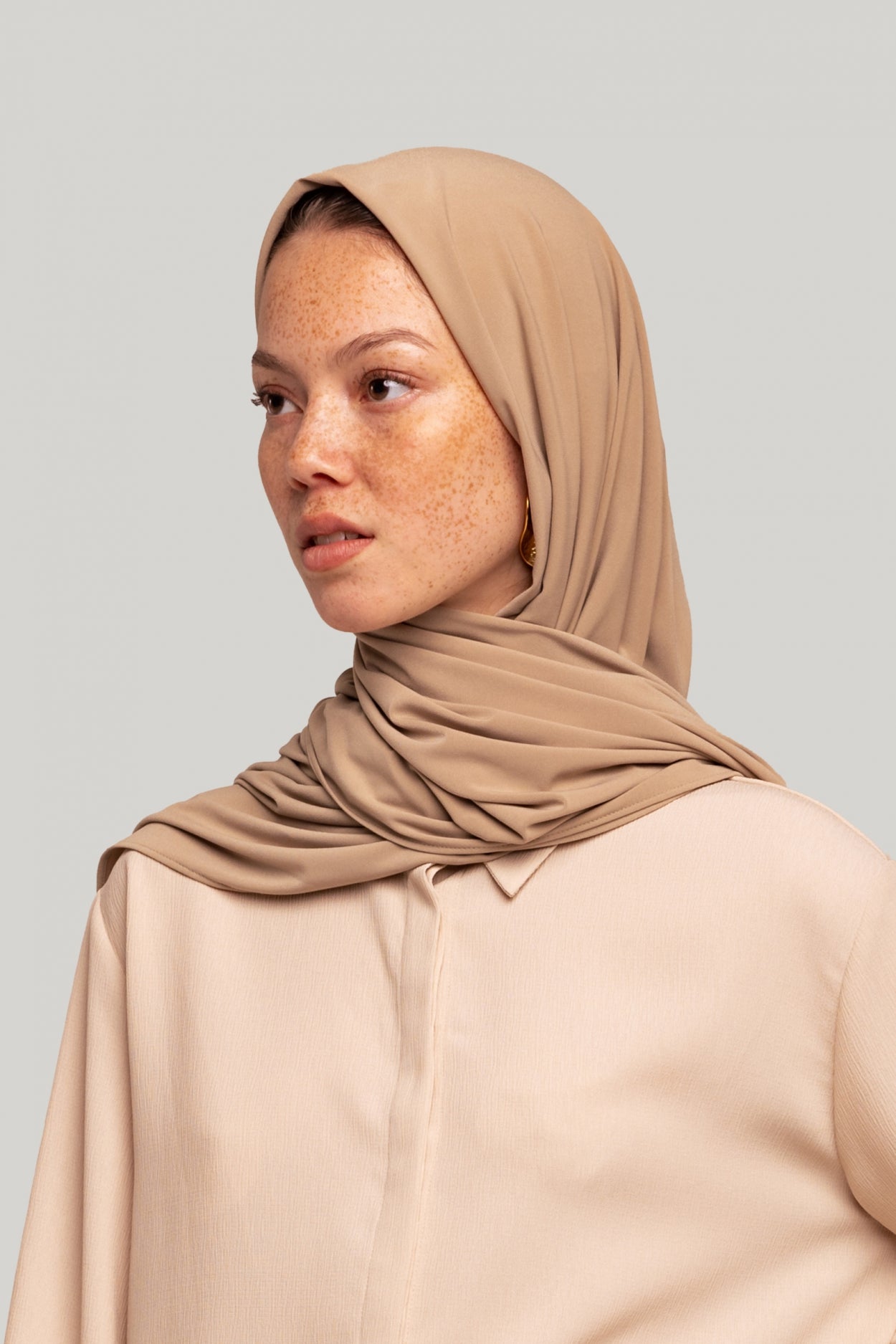 Premium Jersey Scarf | Khaki