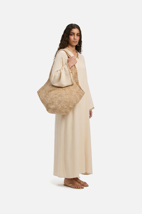 Real Raffia Bag | Natural