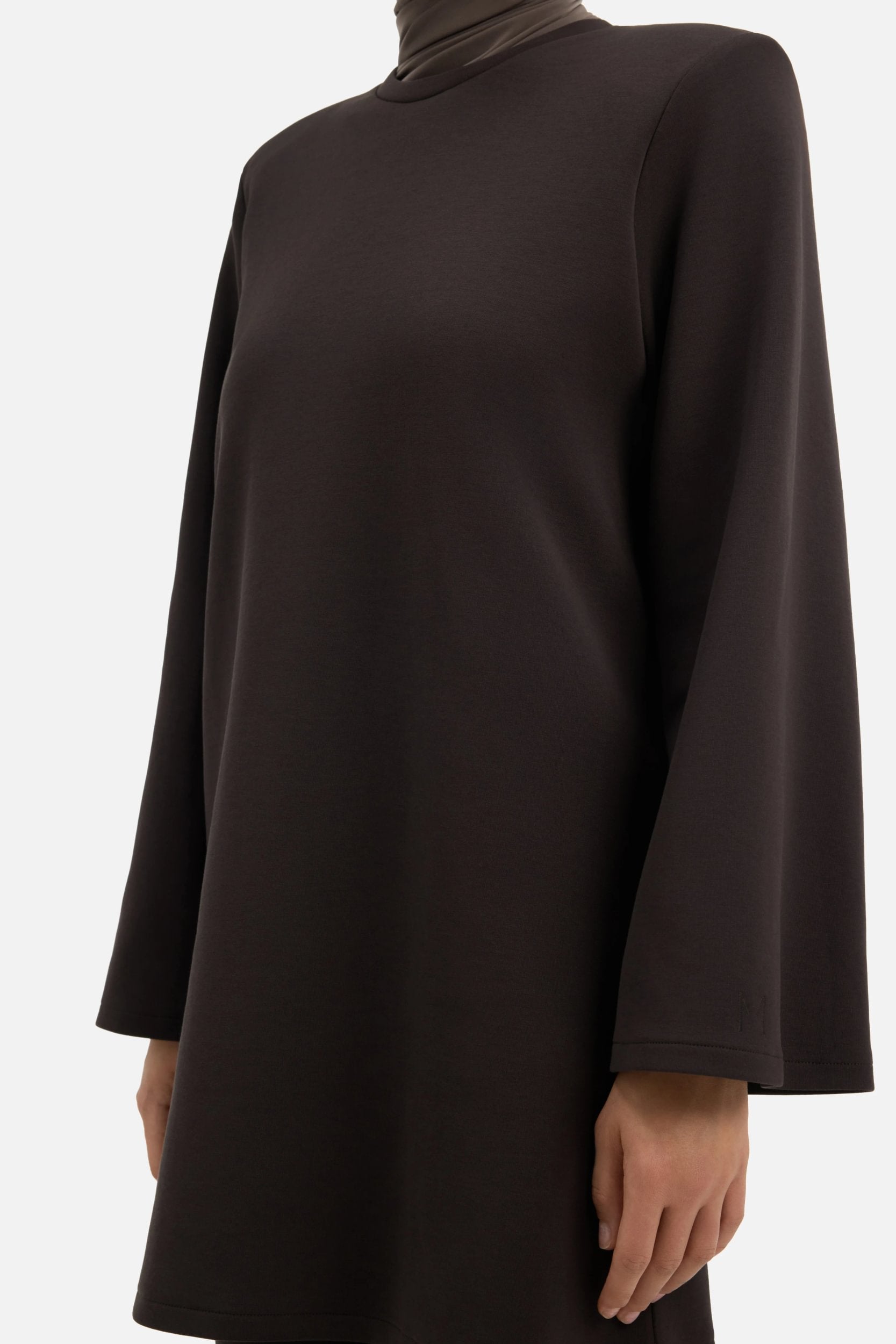 Relaxed Cotton Tee | Dark Truffle