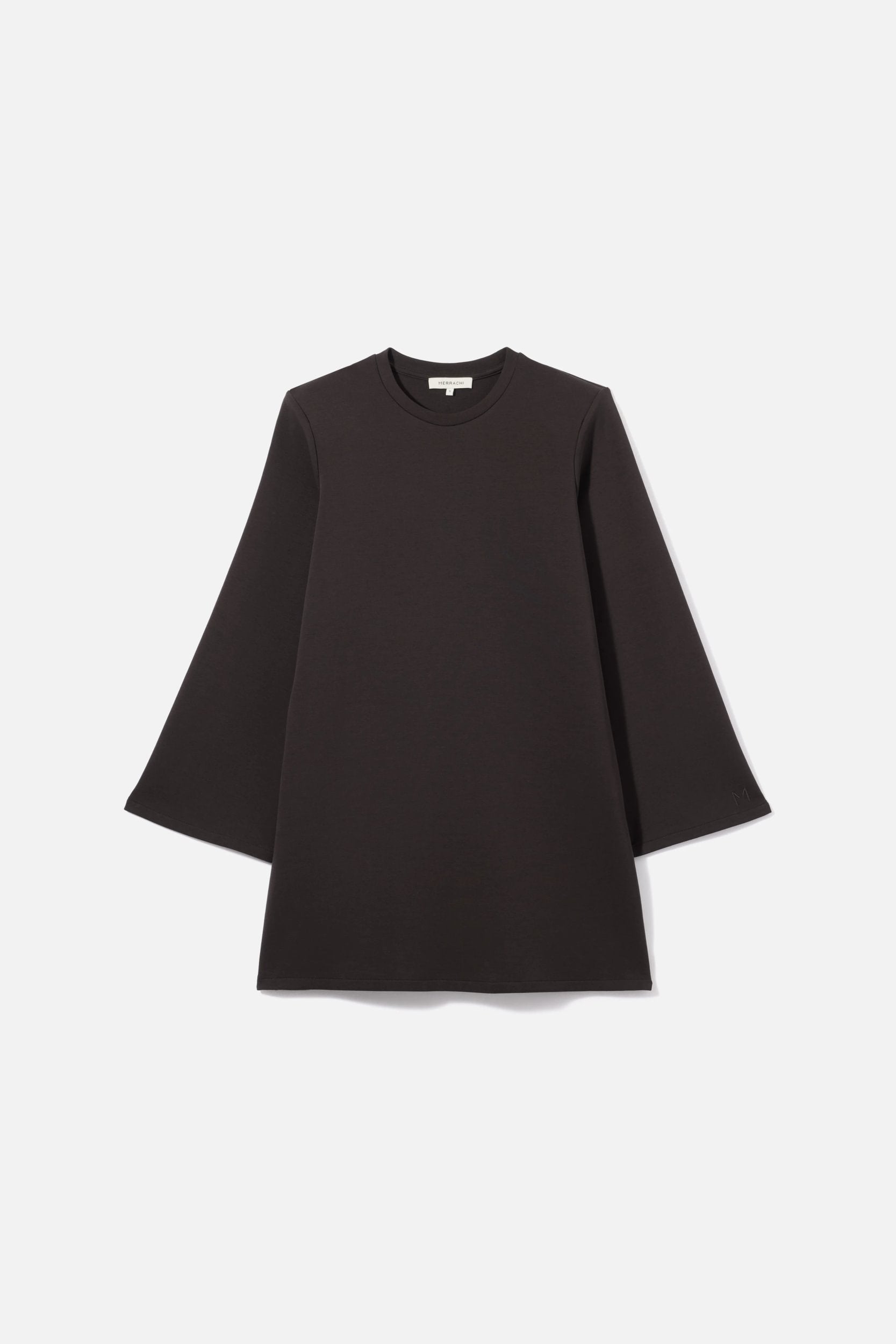 Relaxed Cotton Tee | Dark Truffle