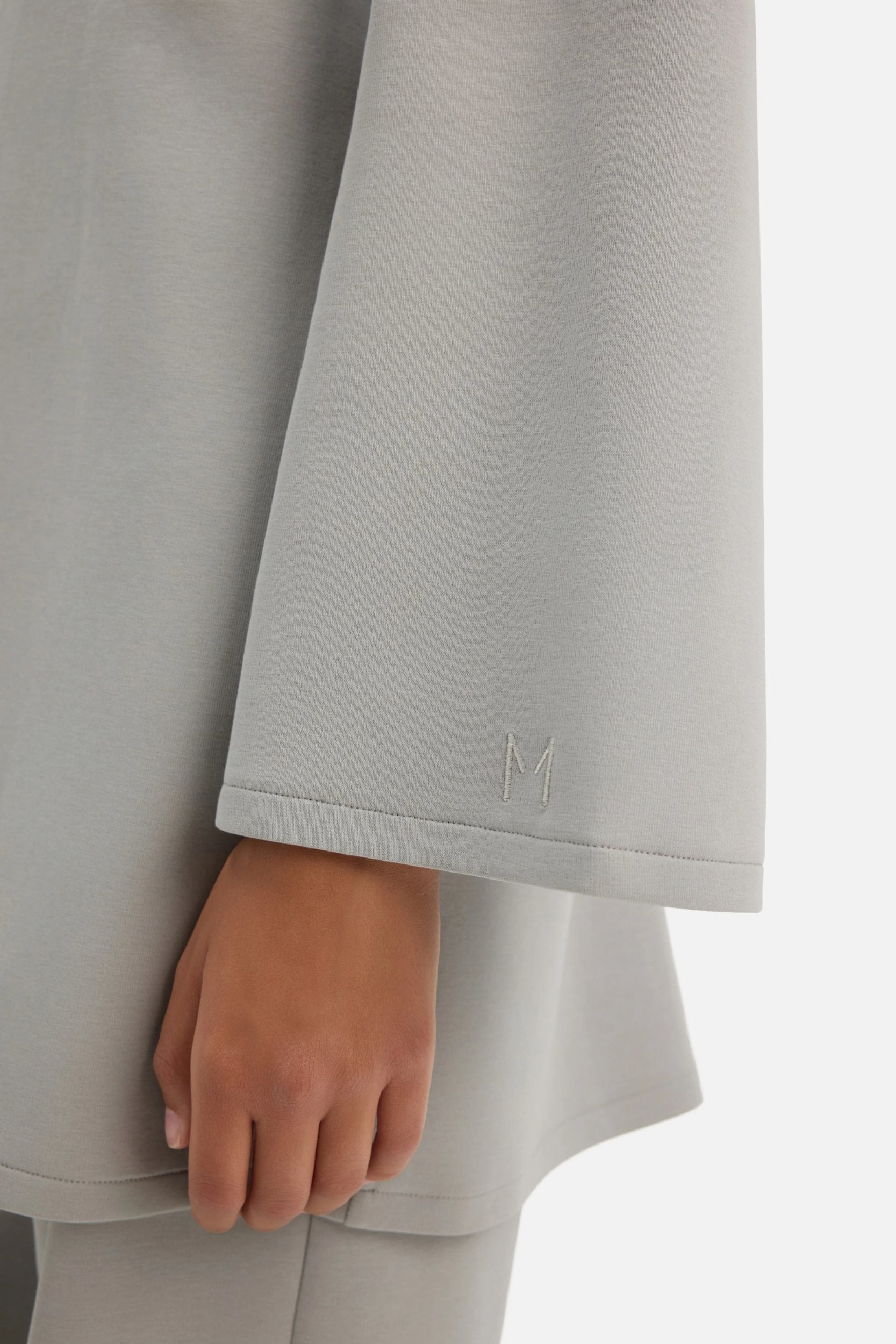 Relaxed Cotton Tee | Pale Grey