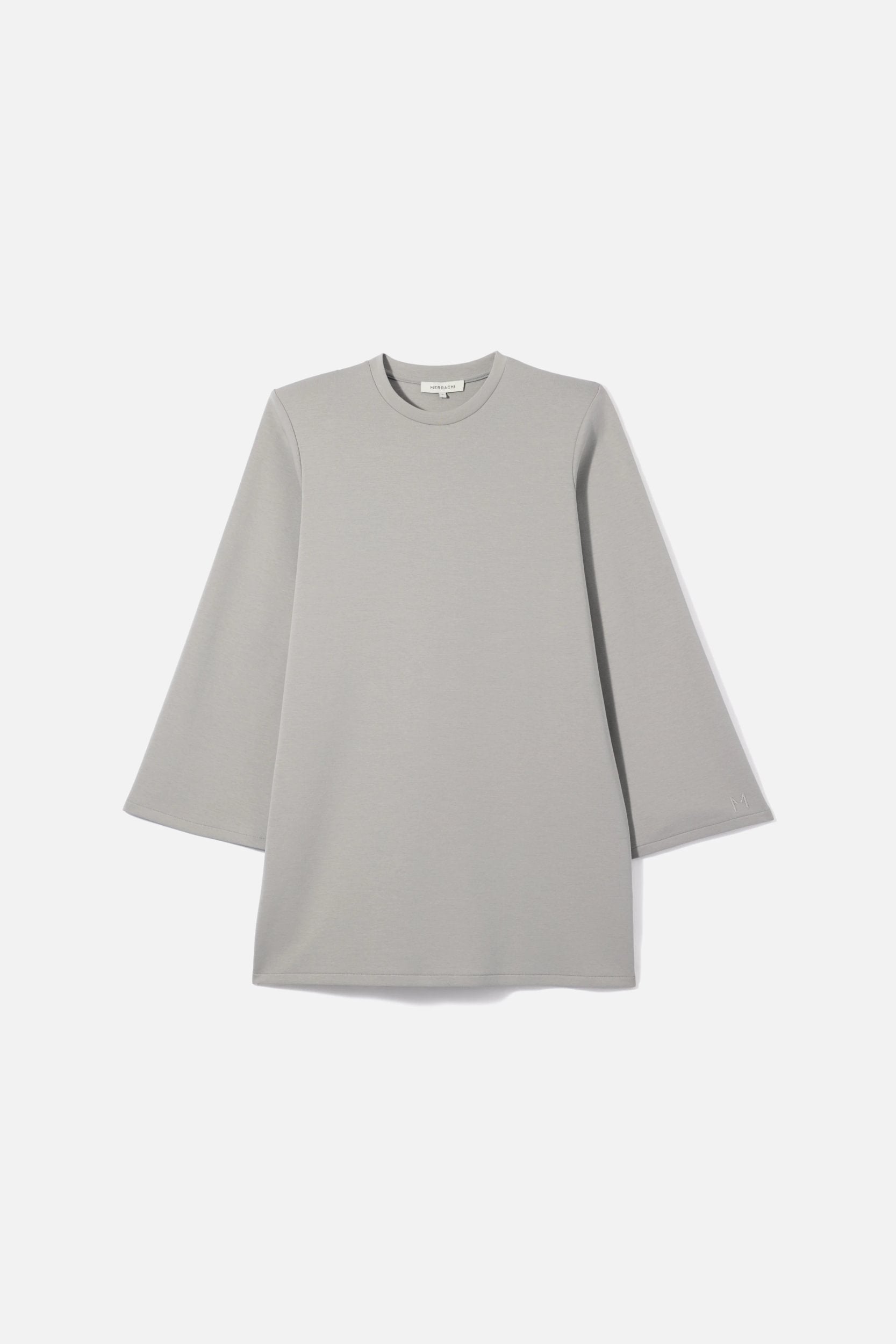 Relaxed Cotton Tee | Pale Grey