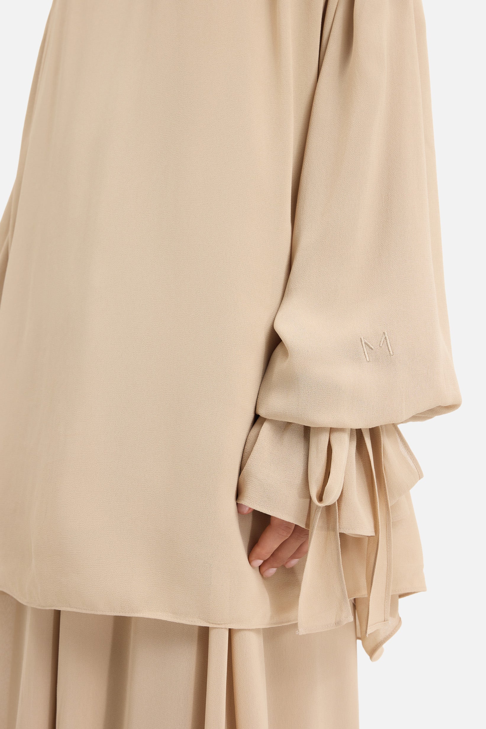 Romantic Ruffle Blouse | Oat