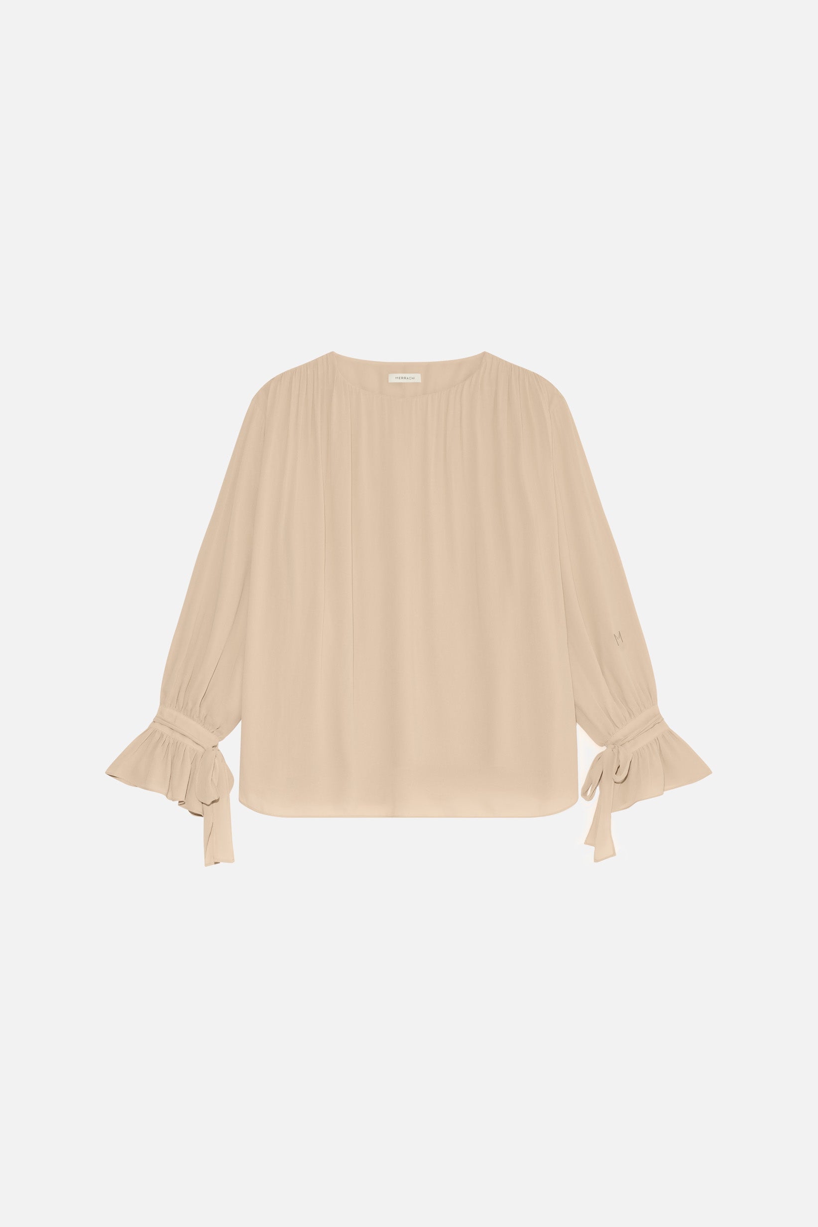 Romantic Ruffle Blouse | Oat