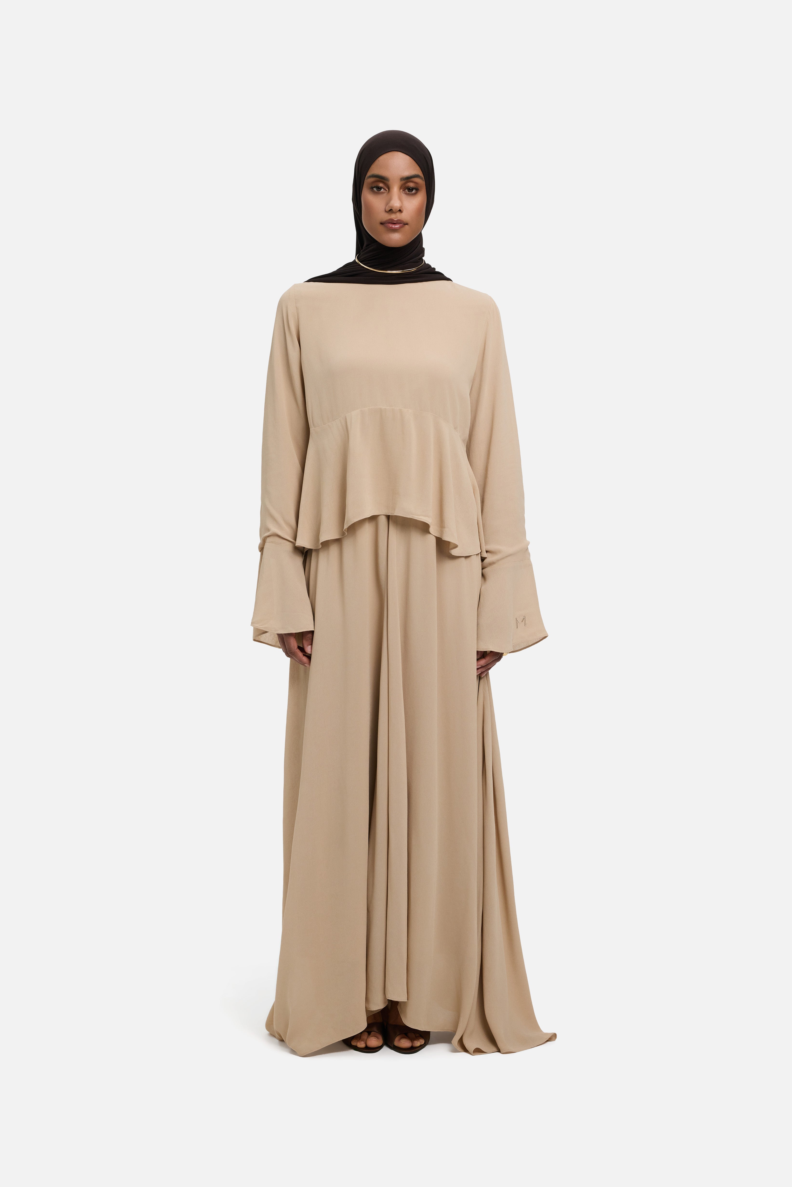 Romantic Ruffle Dress | Oat