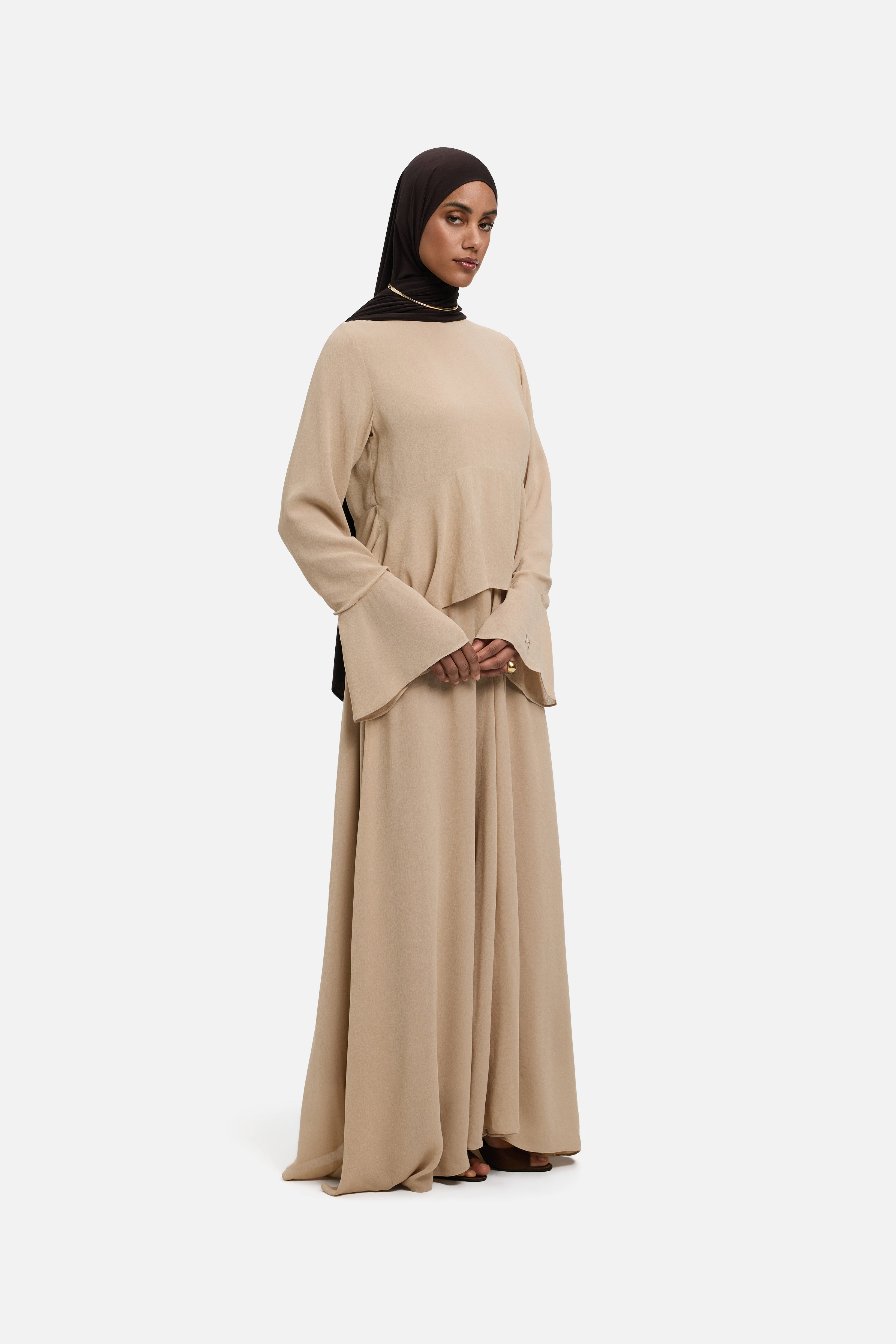 Romantic Ruffle Dress | Oat