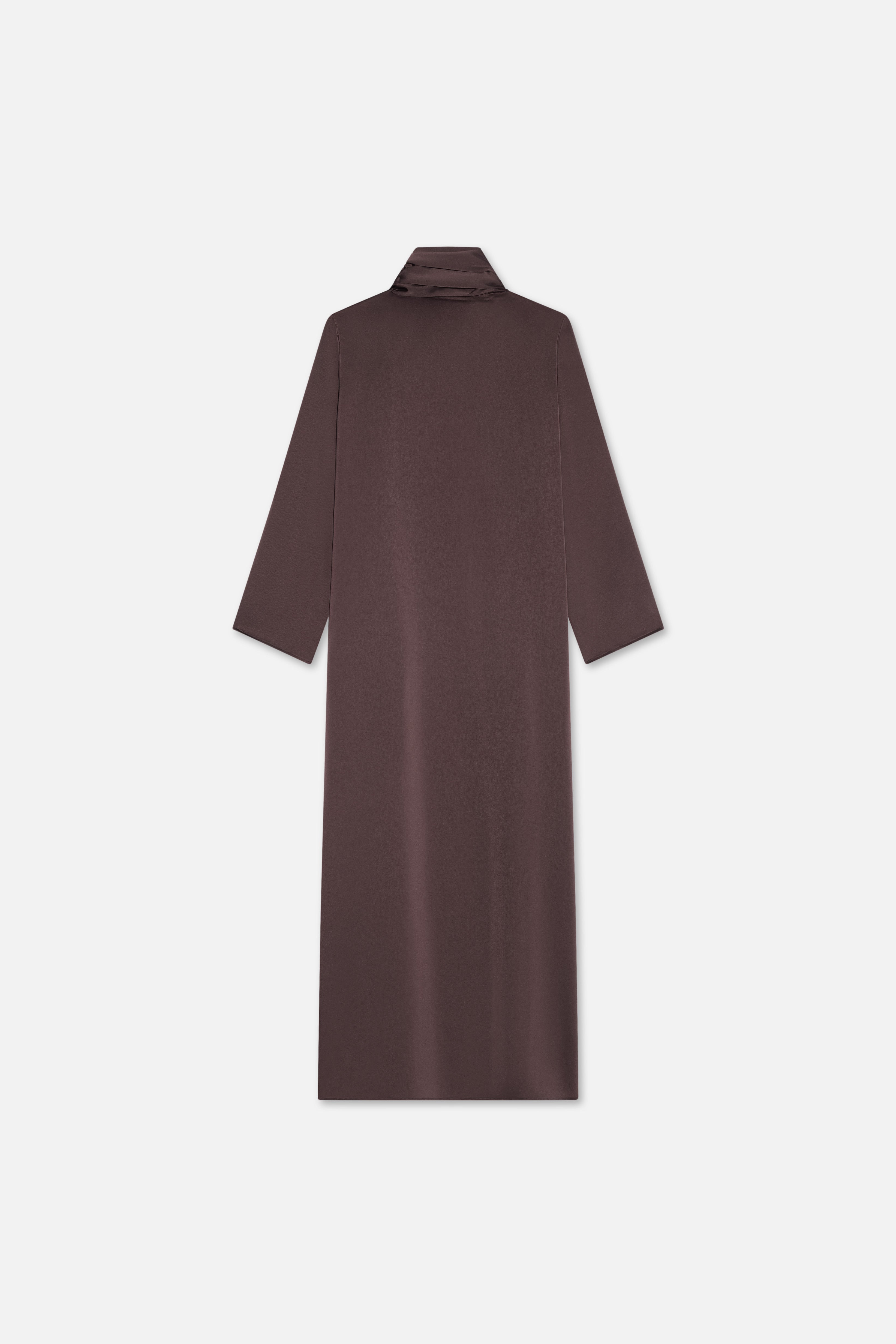 Shawl Dress | Dark Brown