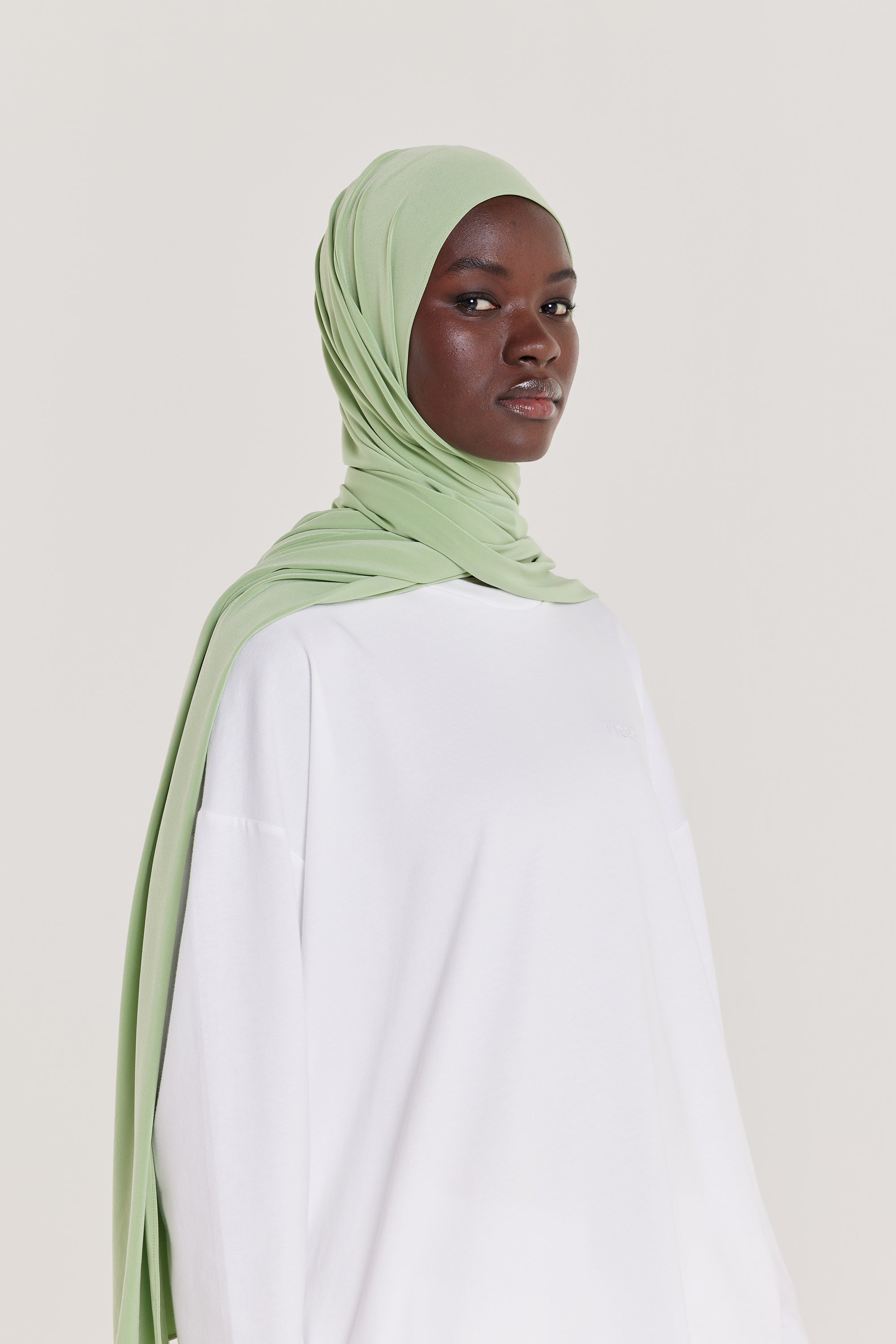 Premium Jersey Scarf | Moroccan Mint