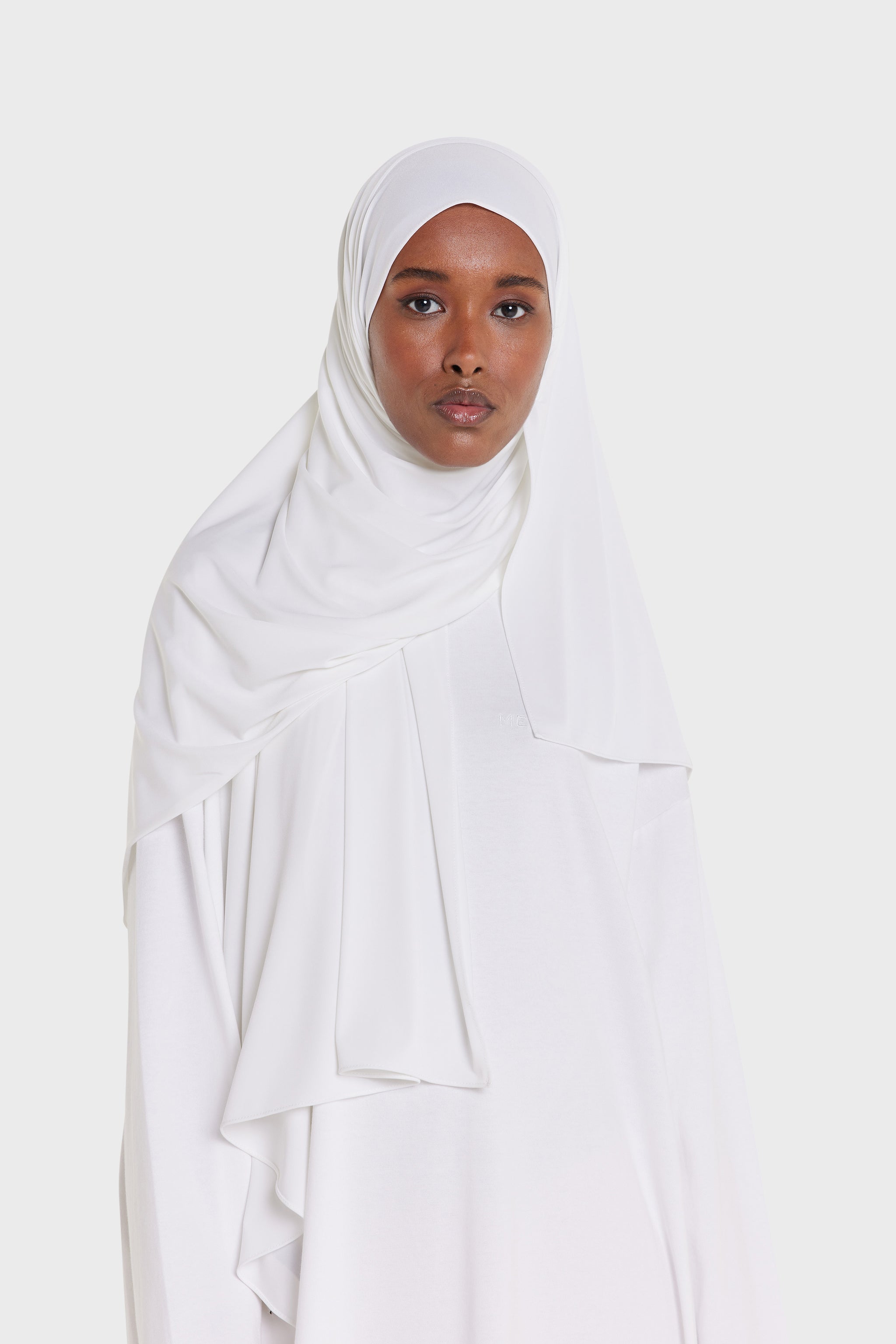 Premium Jersey Scarf | White