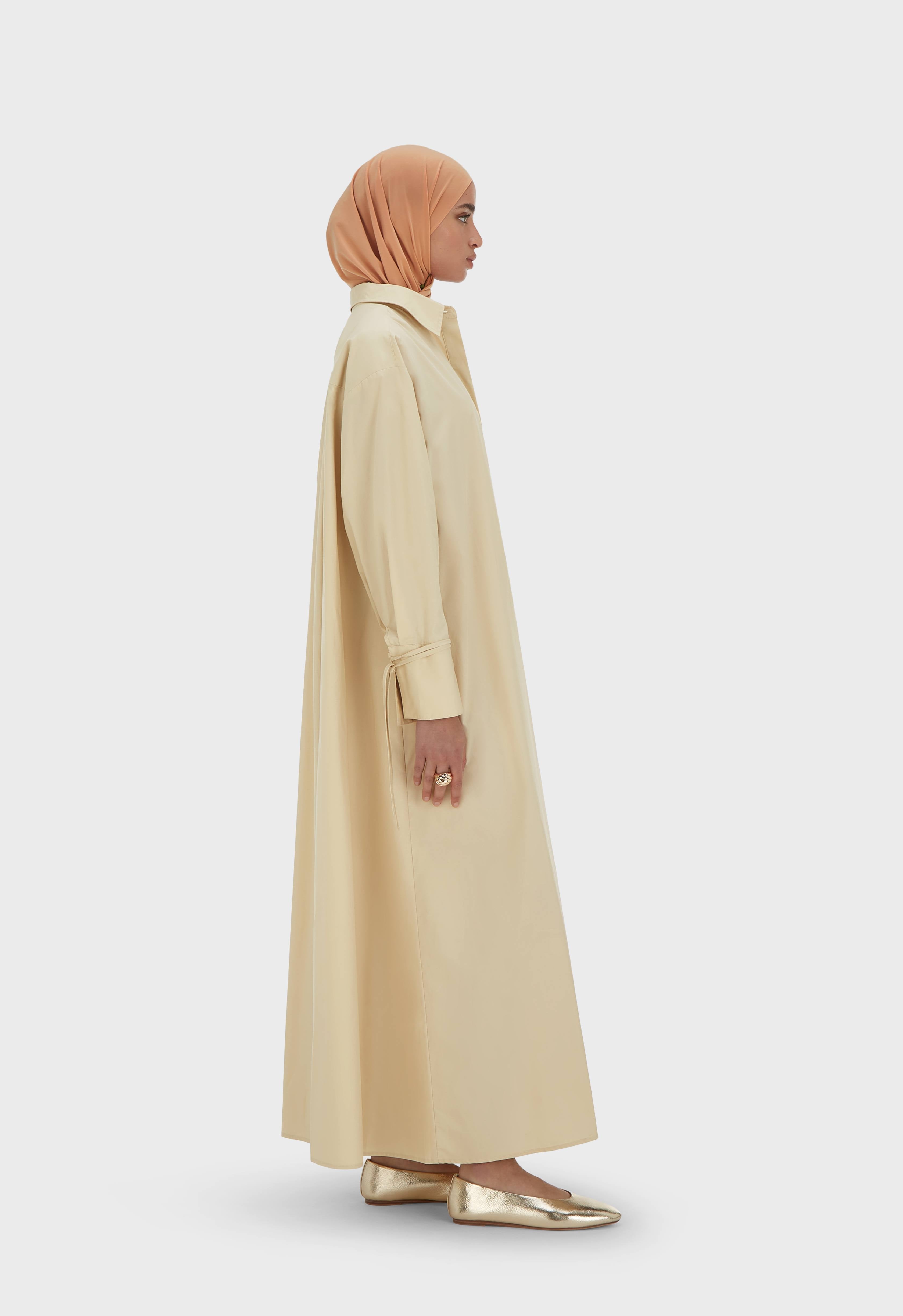 Poplin Dress | Brown Rice