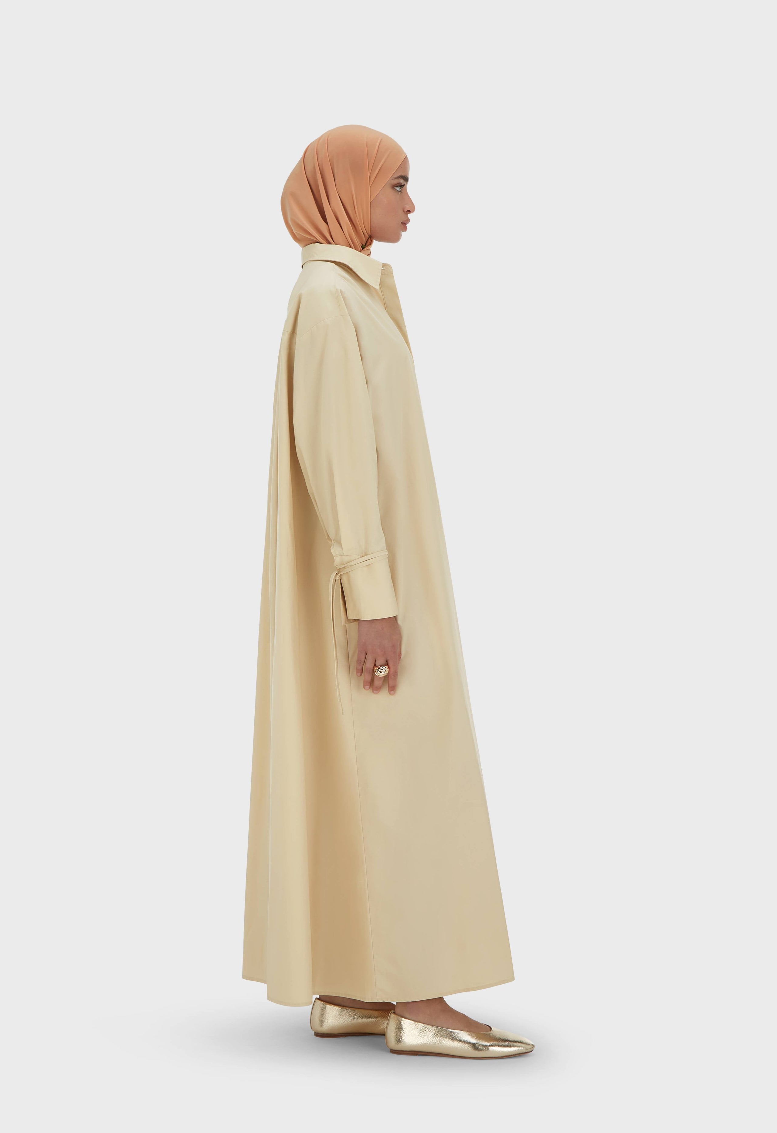 Poplin Dress | Brown Rice