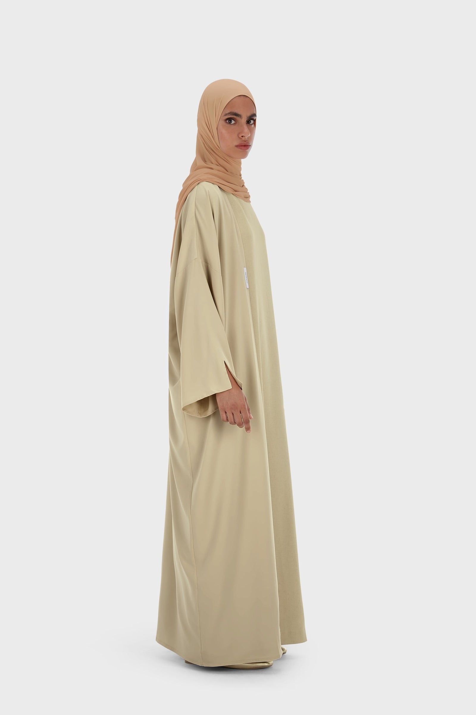 Sleeveless Dress | Warm Khaki
