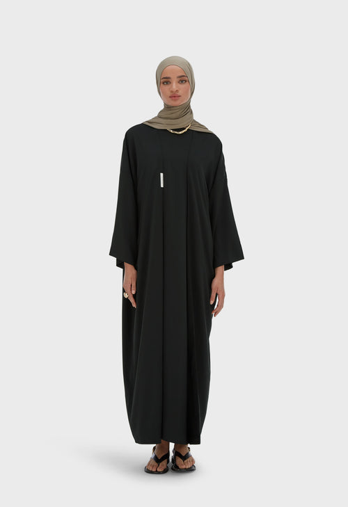 Sleeveless Woven Dress Regular | Black