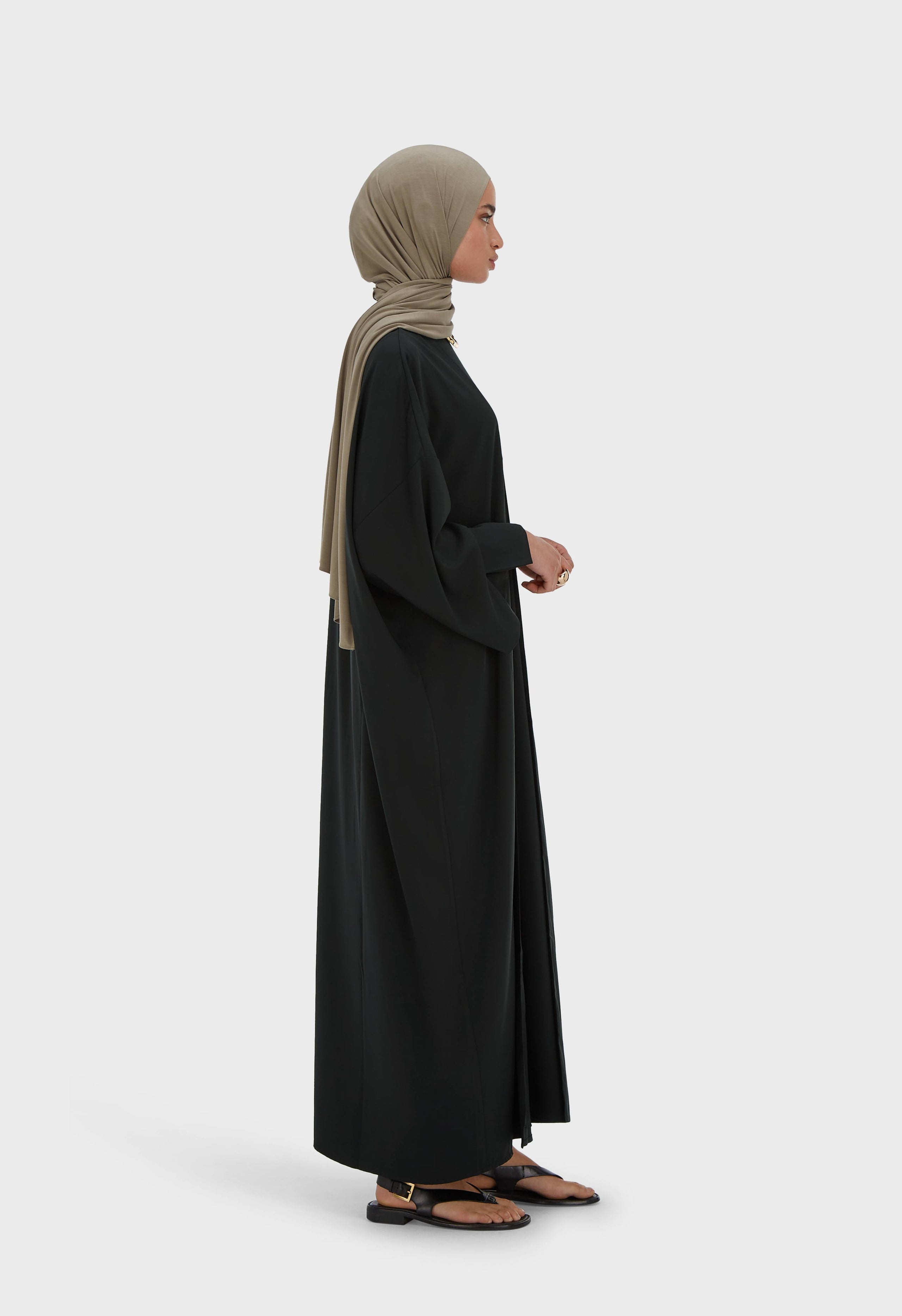 Sleeveless Woven Dress Regular | Black