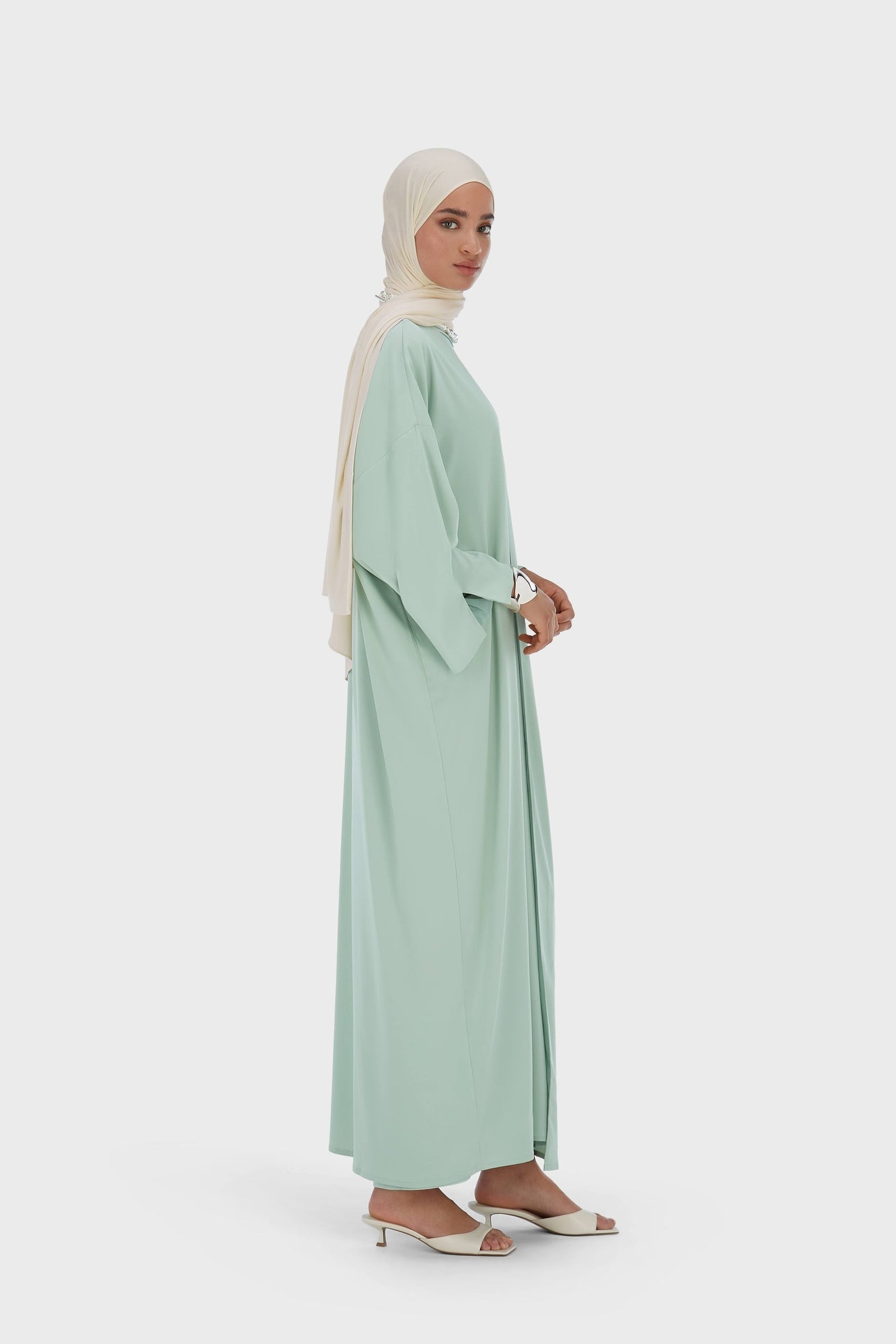 Sleeveless Woven Dress Regular | Lake