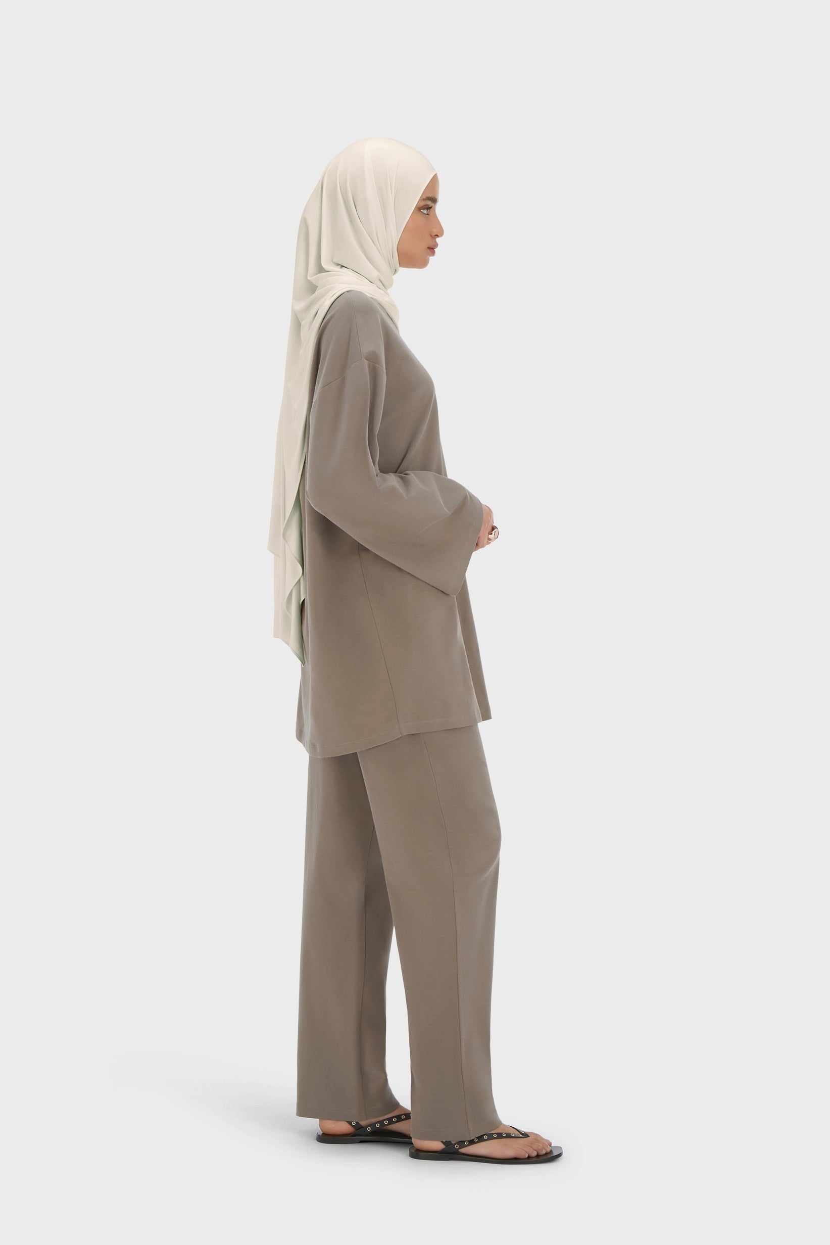 Summer Jersey Pants | Taupe