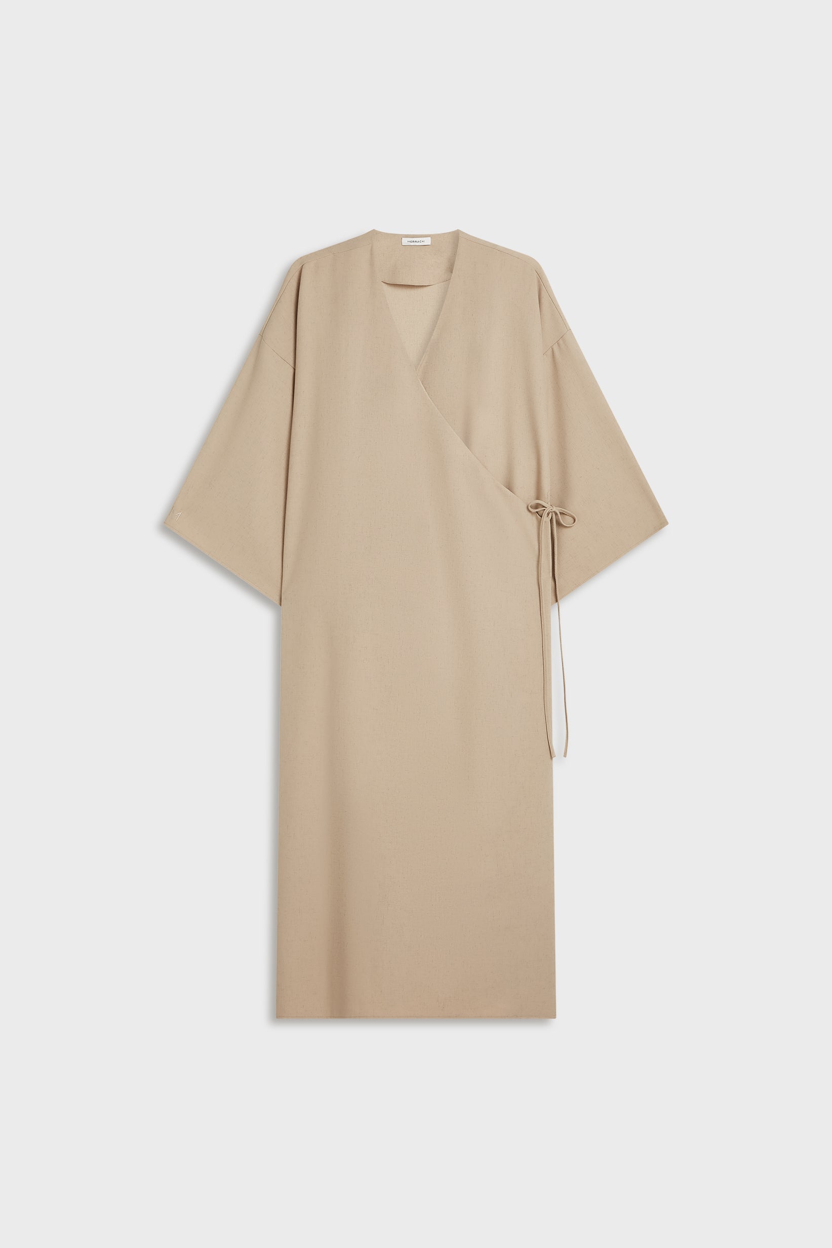 Wrap Abaya | White Pepper